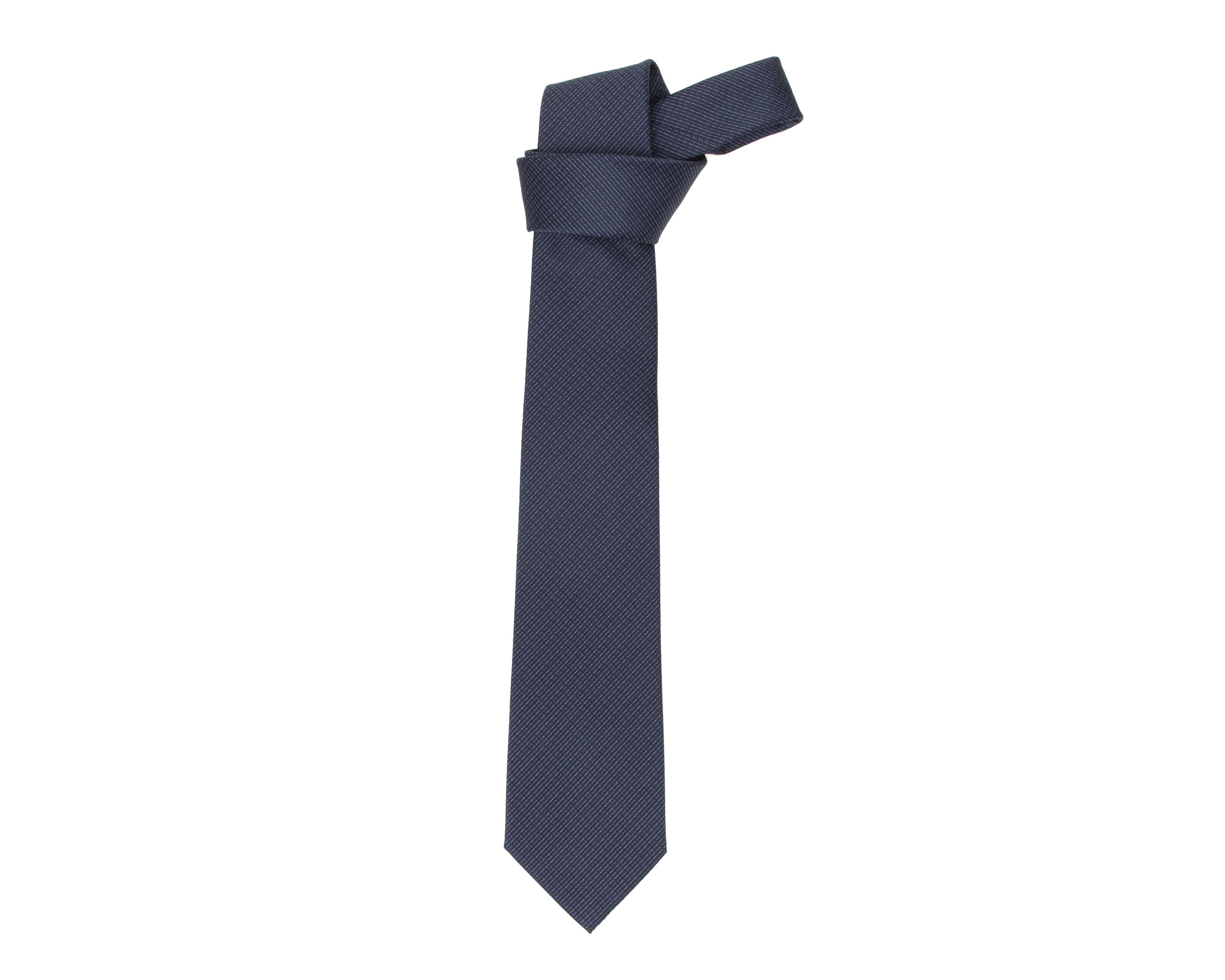 Corbata a Rayas Wall Street Azul Marino