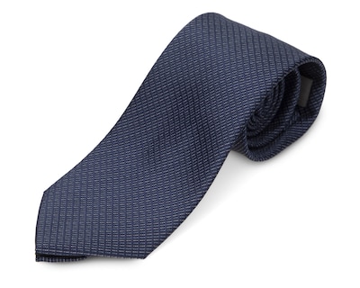 Foto 3 | Corbata a Rayas Wall Street Azul Marino