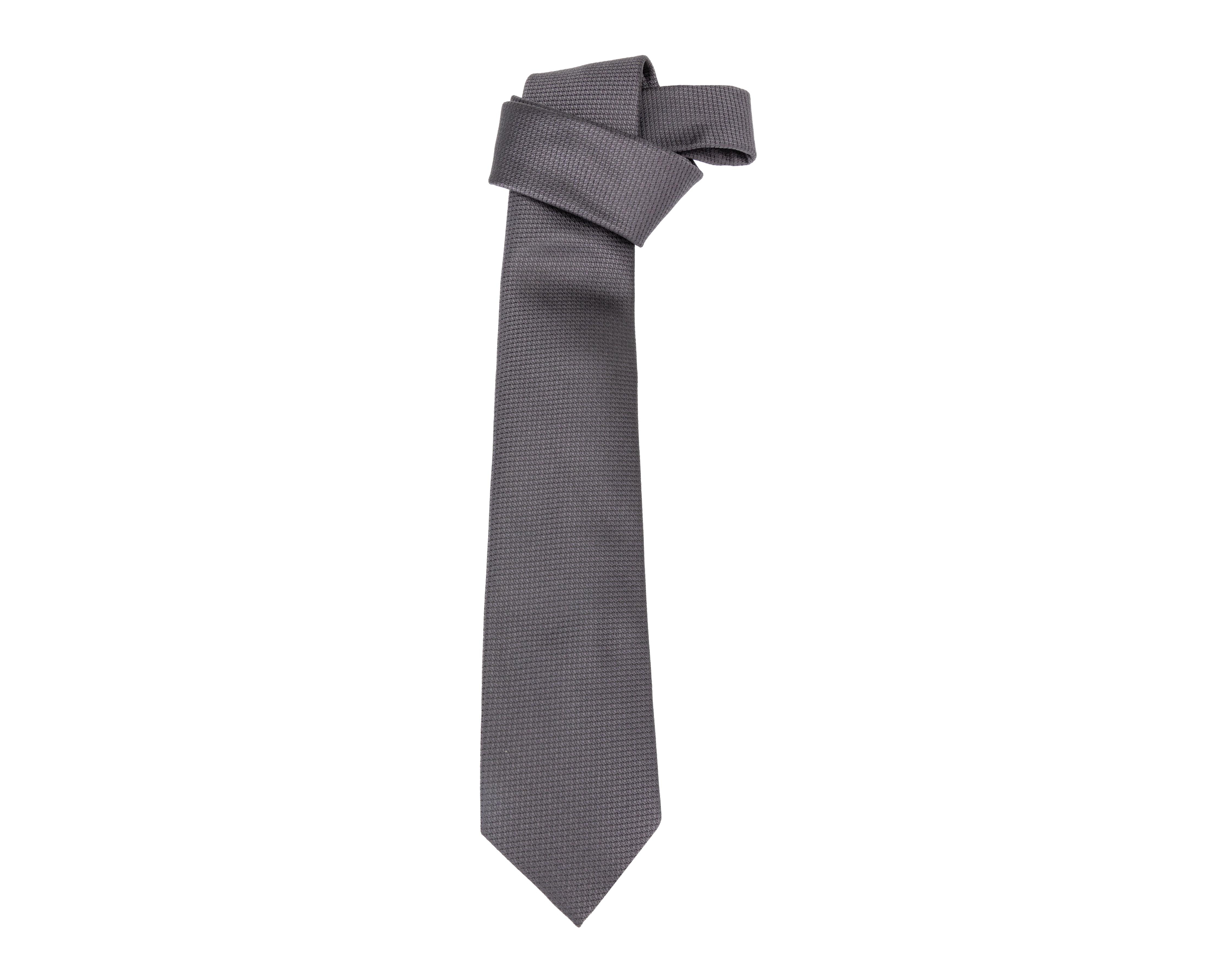 Foto 2 pulgar | Corbata Lisa Wall Street Gris