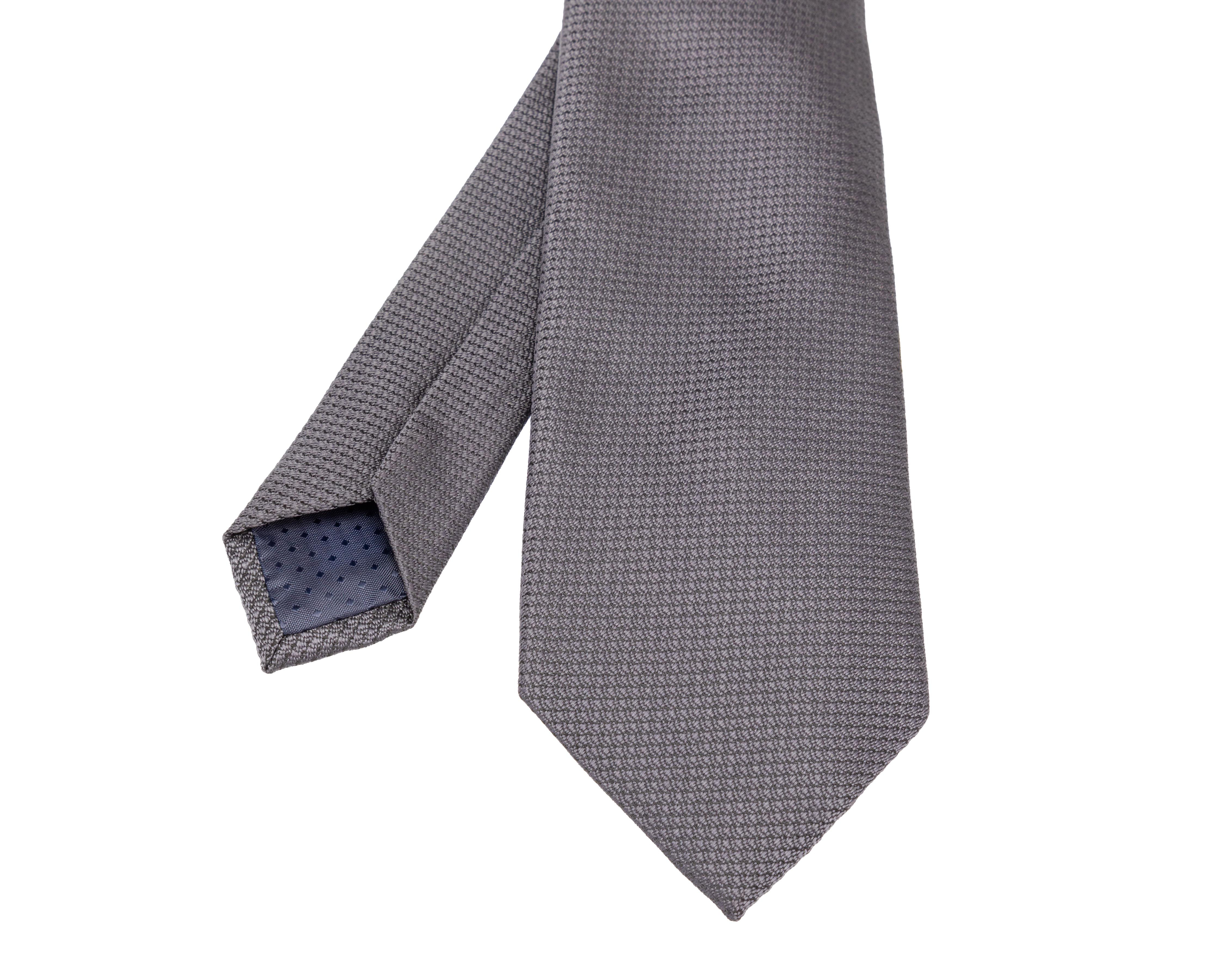 Foto 4 pulgar | Corbata Lisa Wall Street Gris