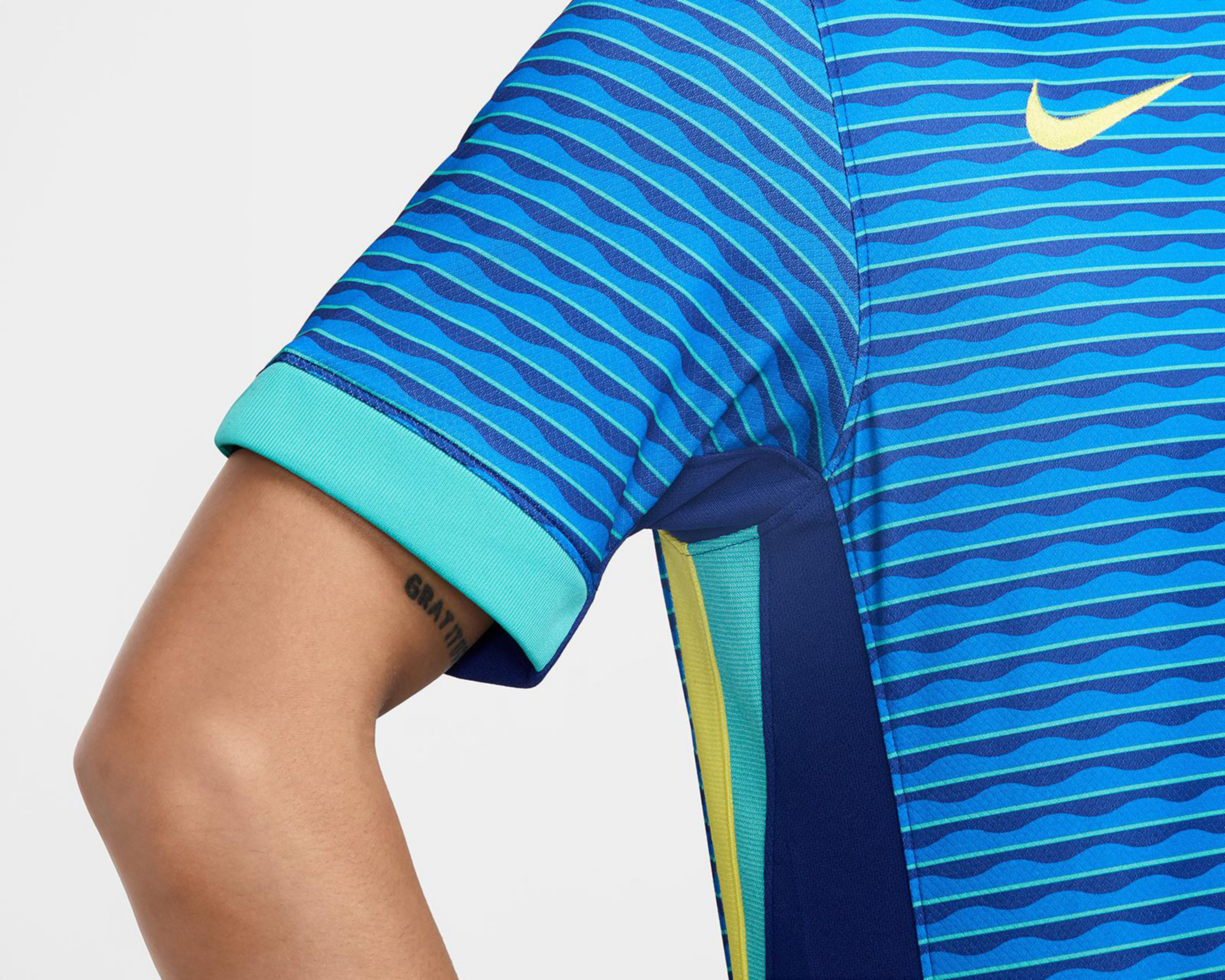 Foto 8 pulgar | Jersey Nike Brasil Visitante 2024 Stadium para Hombre