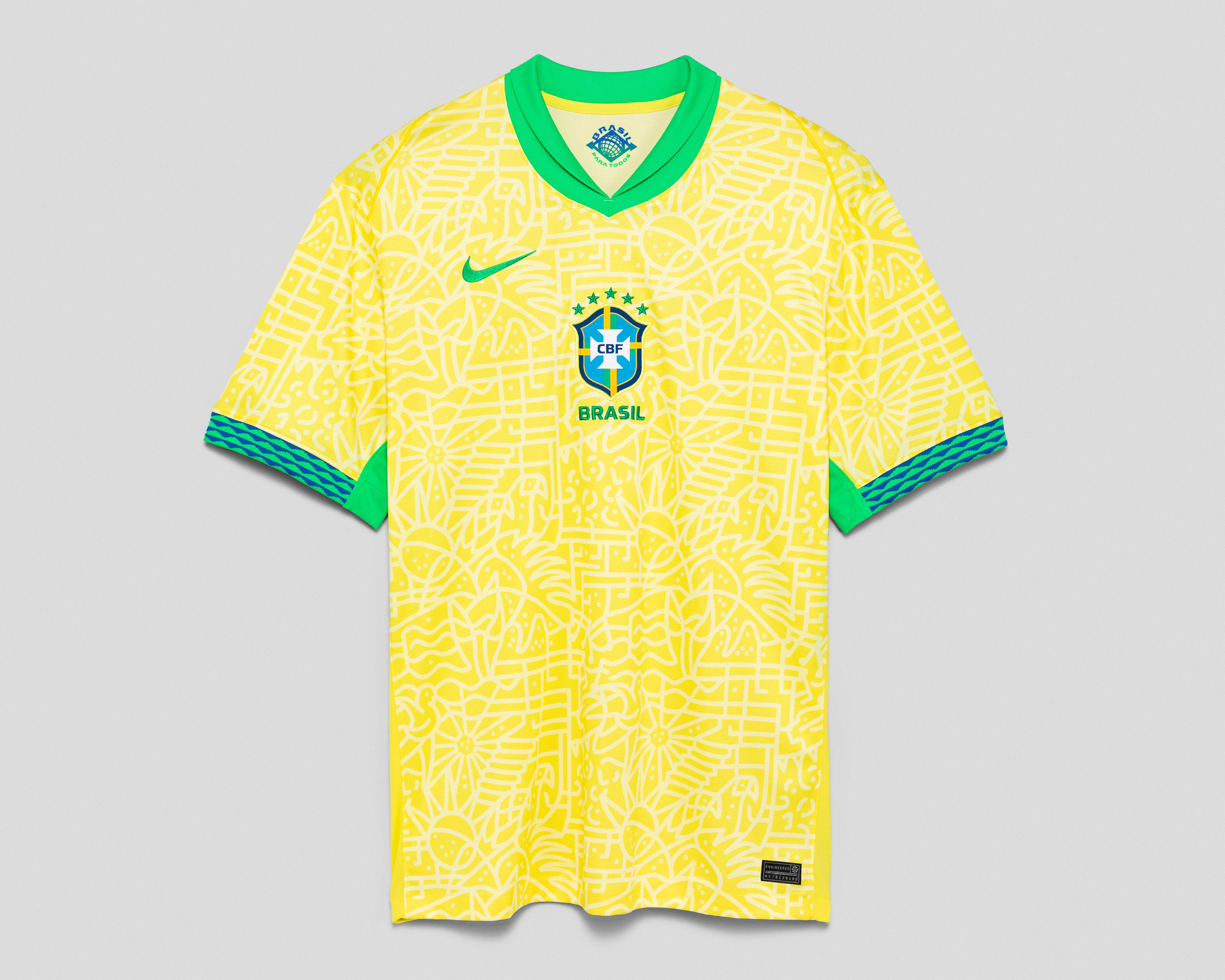 Foto 2 pulgar | Jersey Nike Brasil Local 24-25 para Hombre