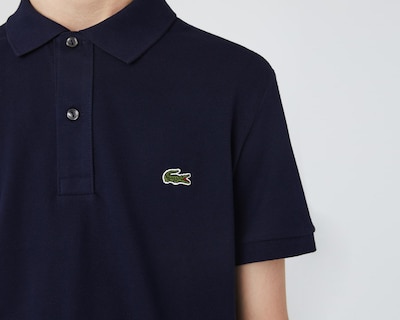 Foto 4 | Playera Polo Lacoste Slim Fit Negra para Hombre