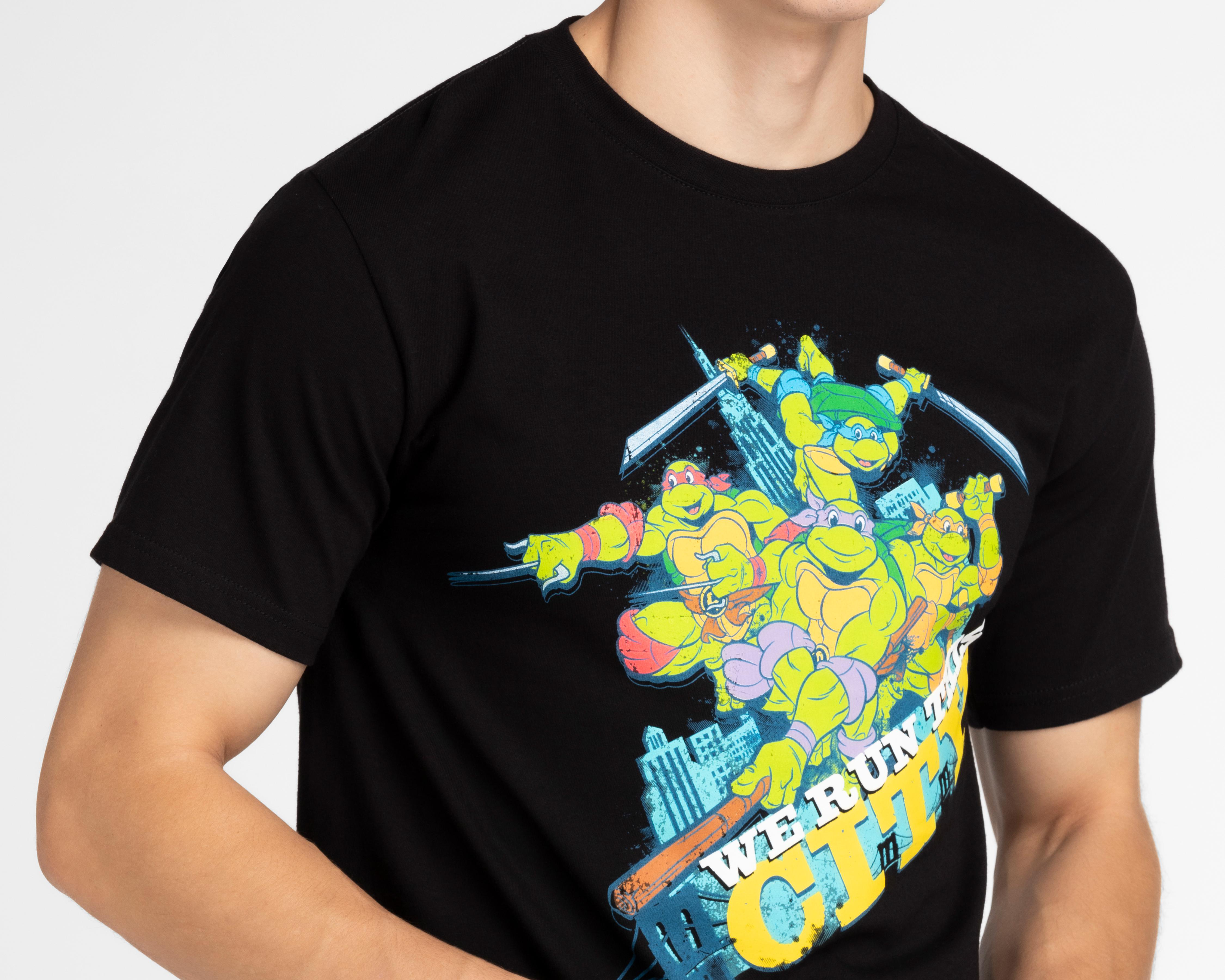 Foto 4 pulgar | Playera Tortugas Ninja Cuello Redondo