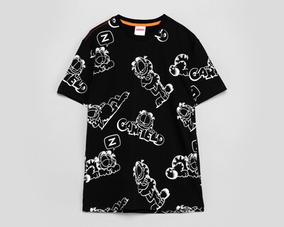 Foto 1 | Playera Garfield Cuello Redondo