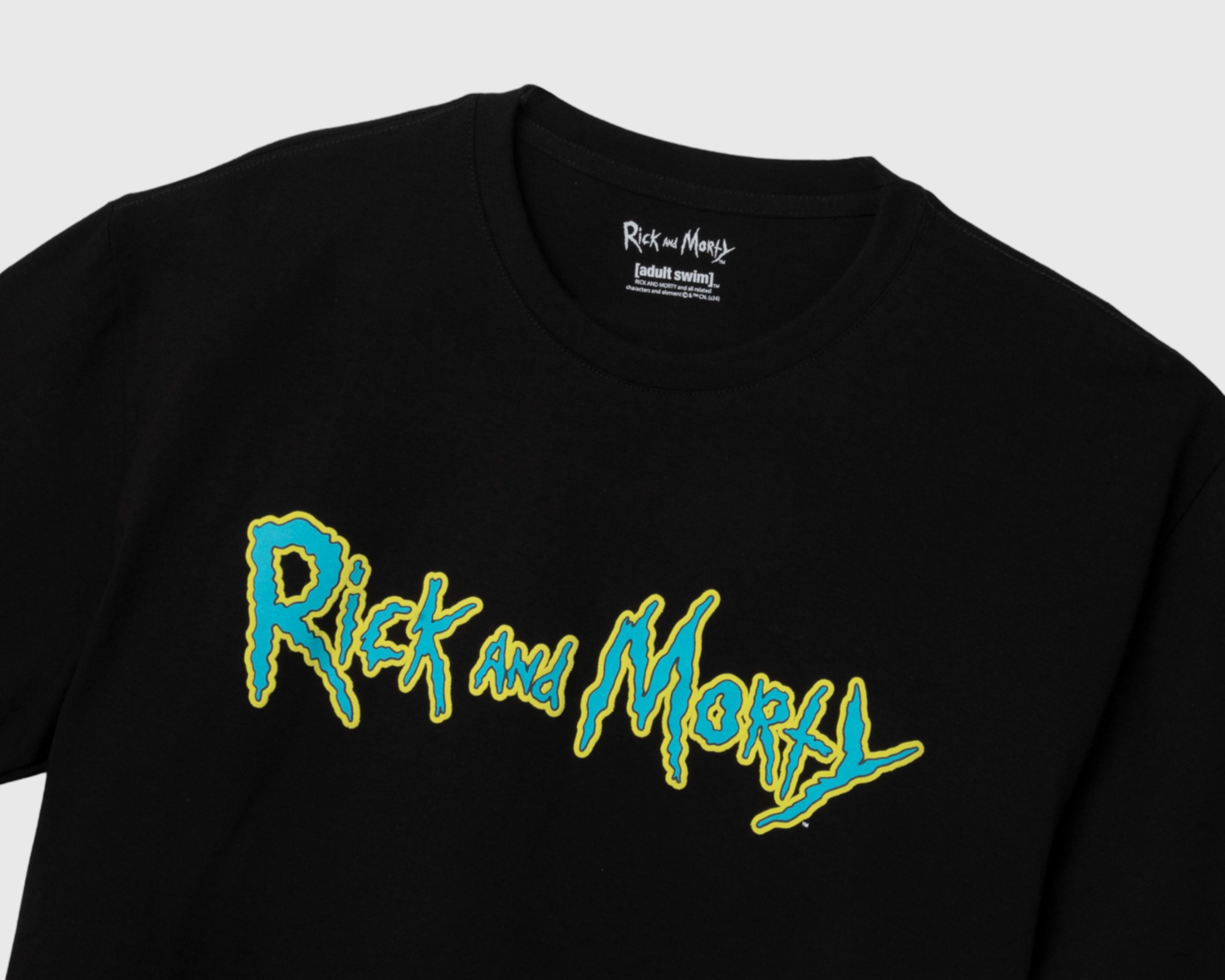 Foto 4 pulgar | Playera Rick & Morty Cuello Redondo