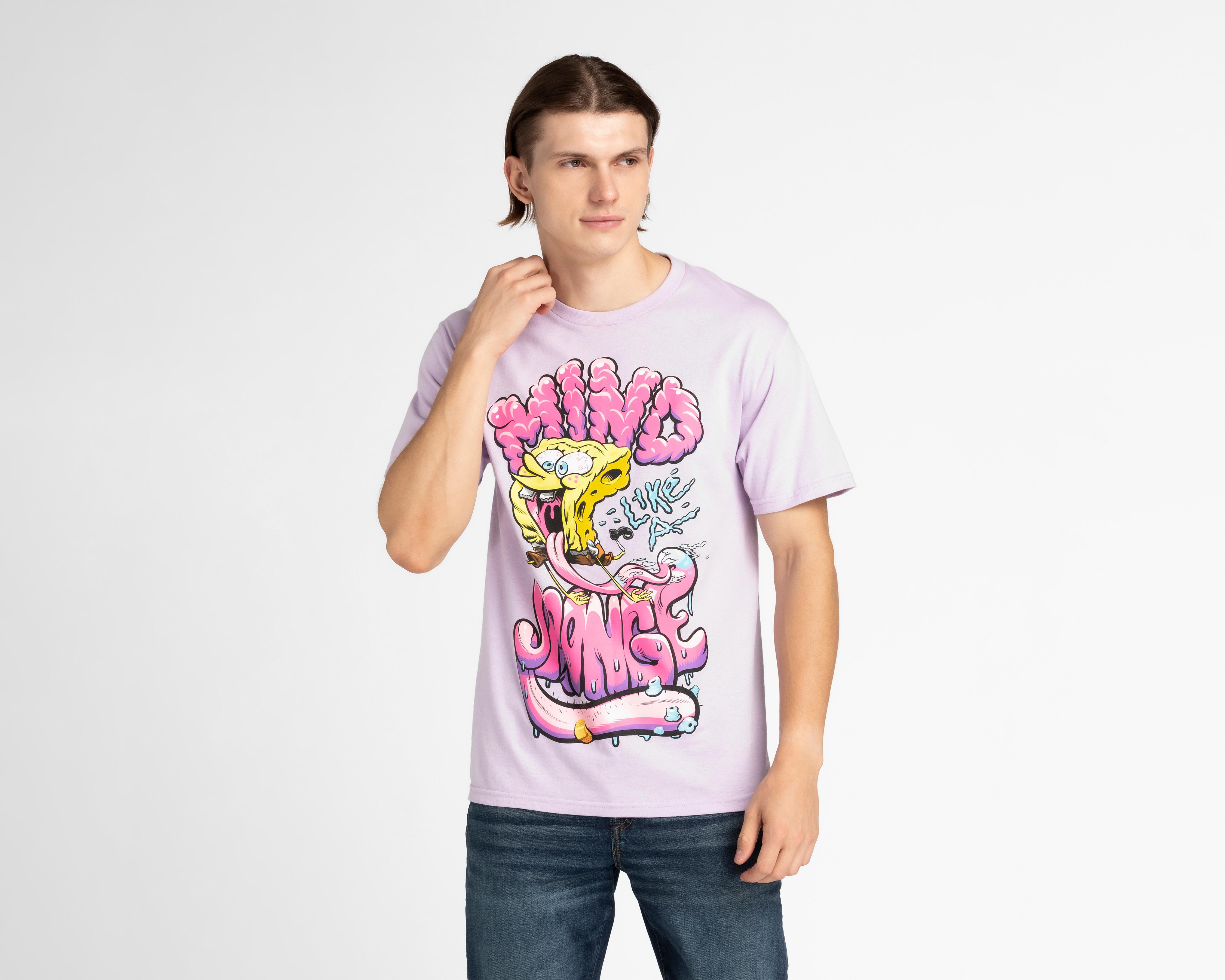 Playera Bob Esponja Cuello Redondo