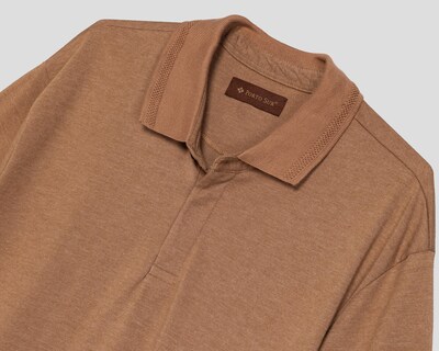 Foto 3 | Playera Polo Porto Sur Café para Hombre