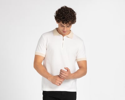 Foto 1 | Playera Polo Porto Sur Blanca con Rayas para Hombre