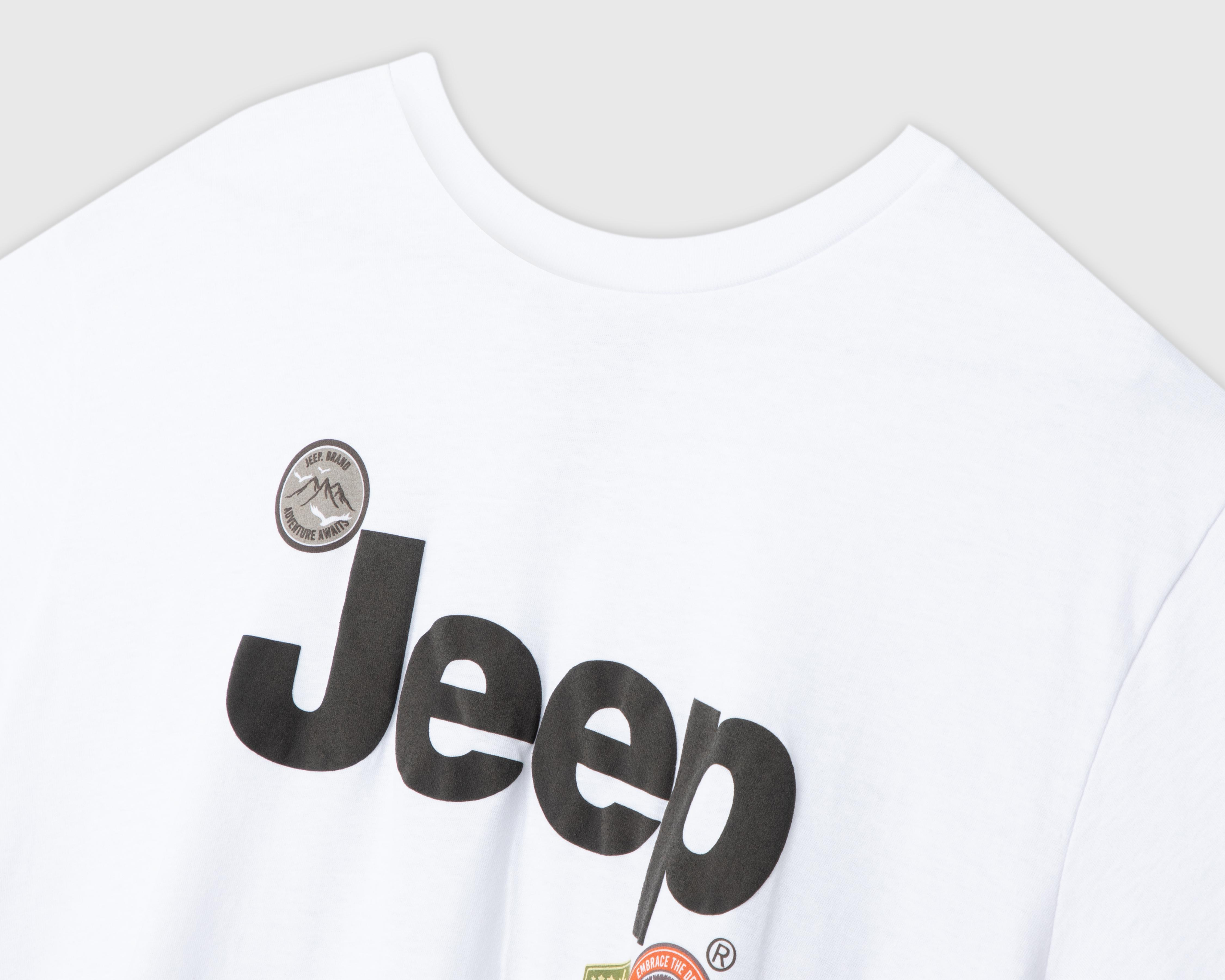Foto 4 pulgar | Playera Jeep Cuello Redondo