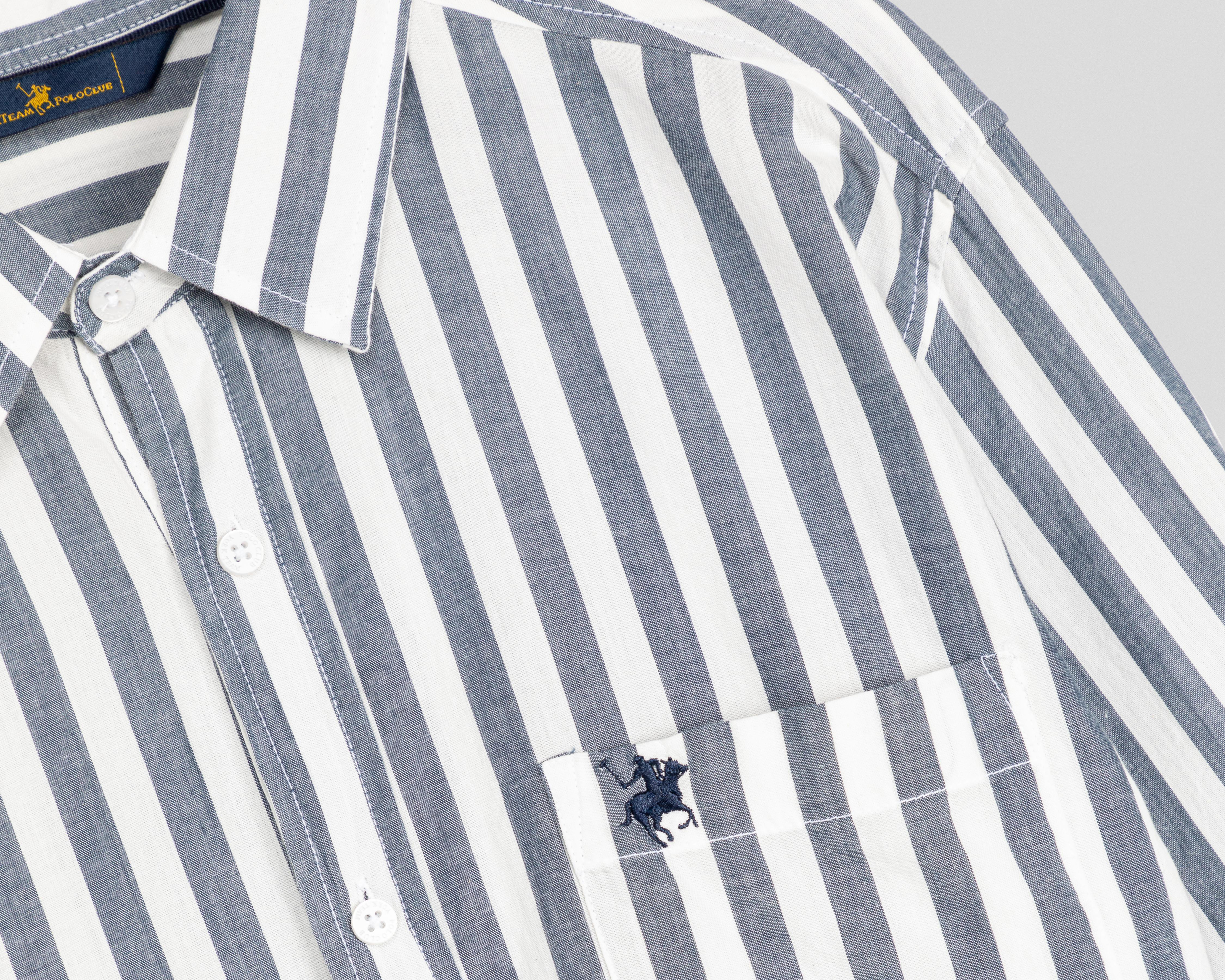 Foto 4 pulgar | Camisa Casual York Team Polo Club Regular Fit a Rayas