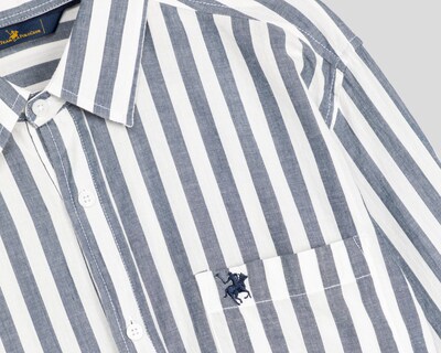 Foto 3 | Camisa Casual York Team Polo Club Regular Fit a Rayas