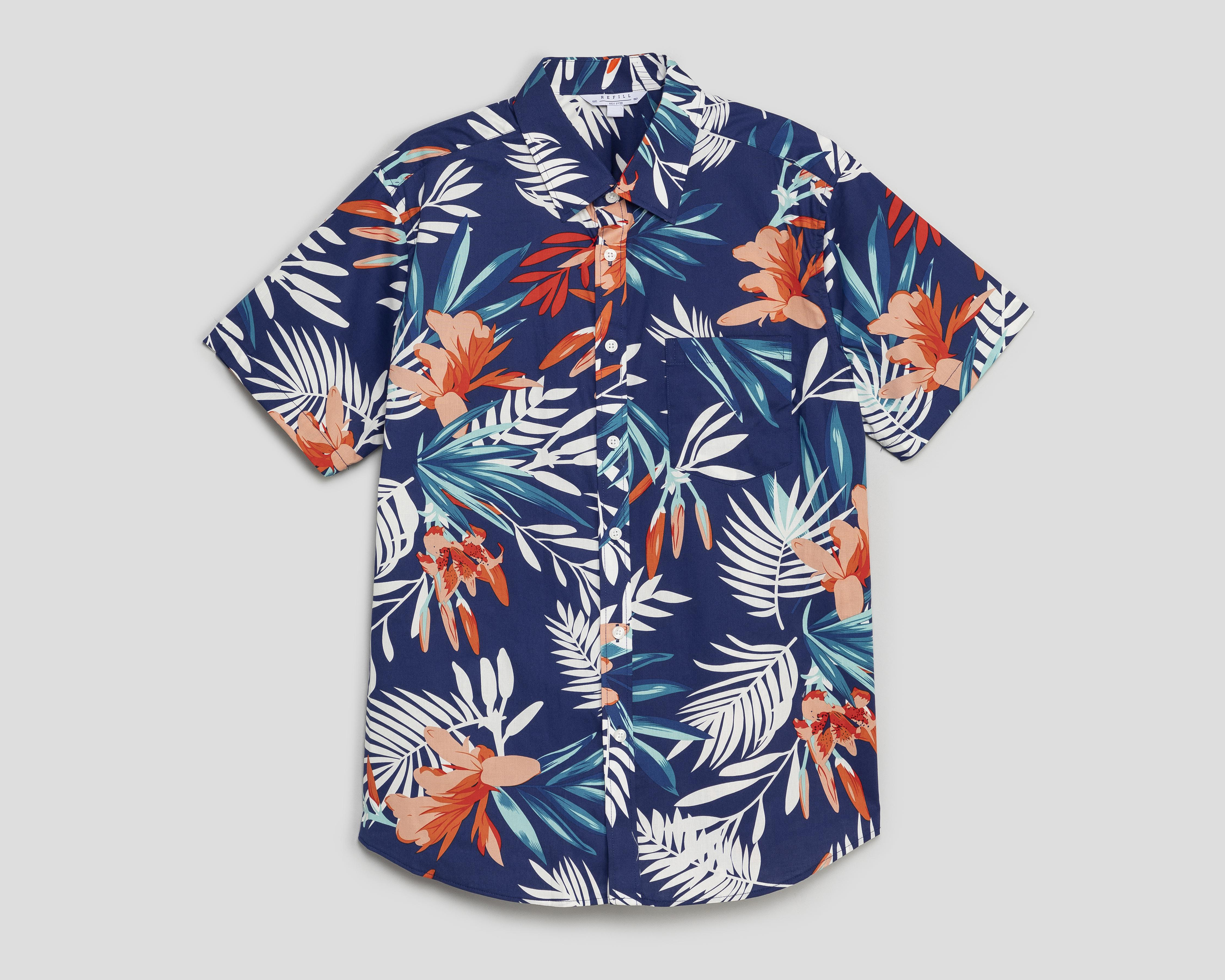 Foto 2 pulgar | Camisa Casual Refill Regular Fit de Flores