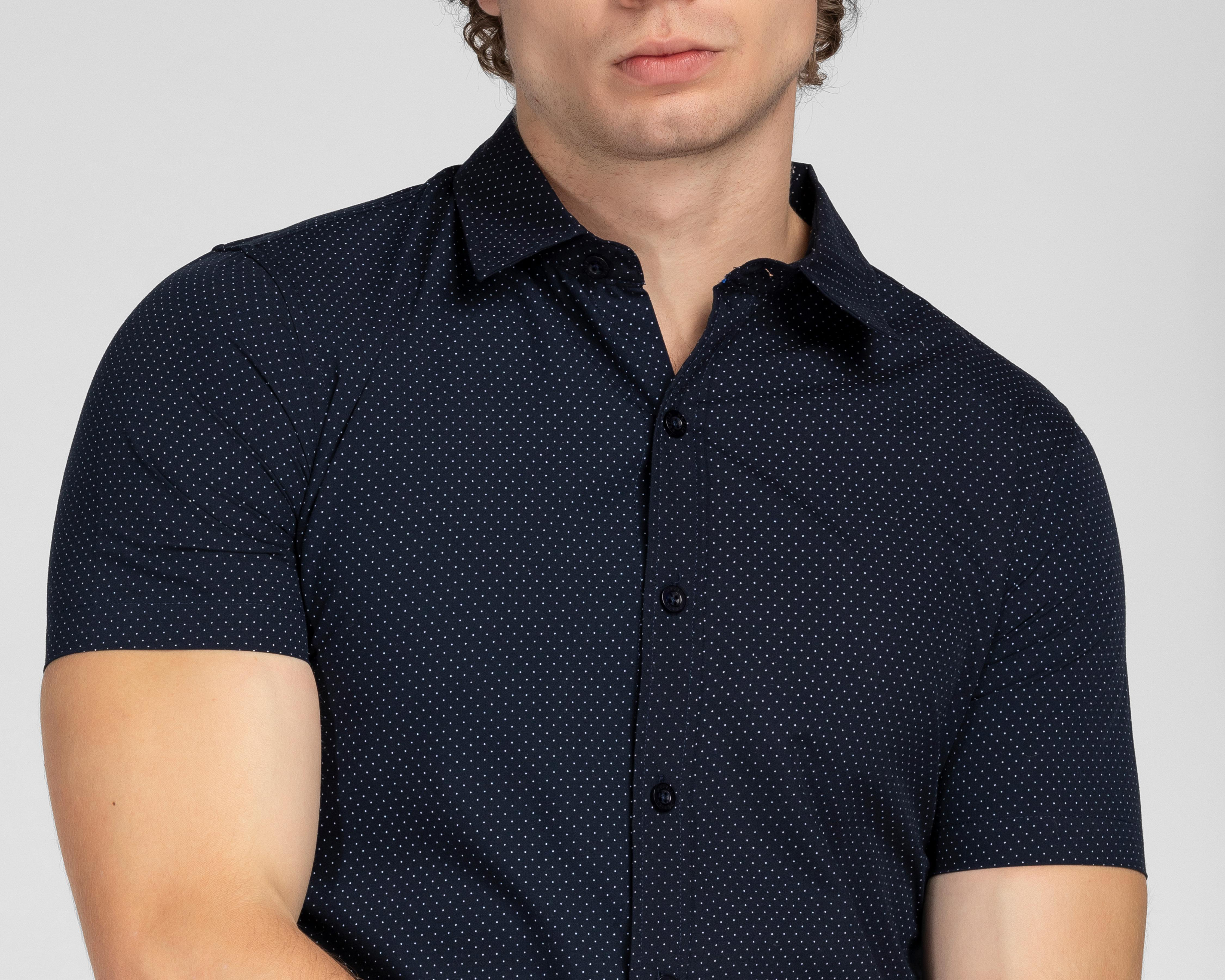 Foto 5 pulgar | Camisa Refill Slim Fit de Puntos
