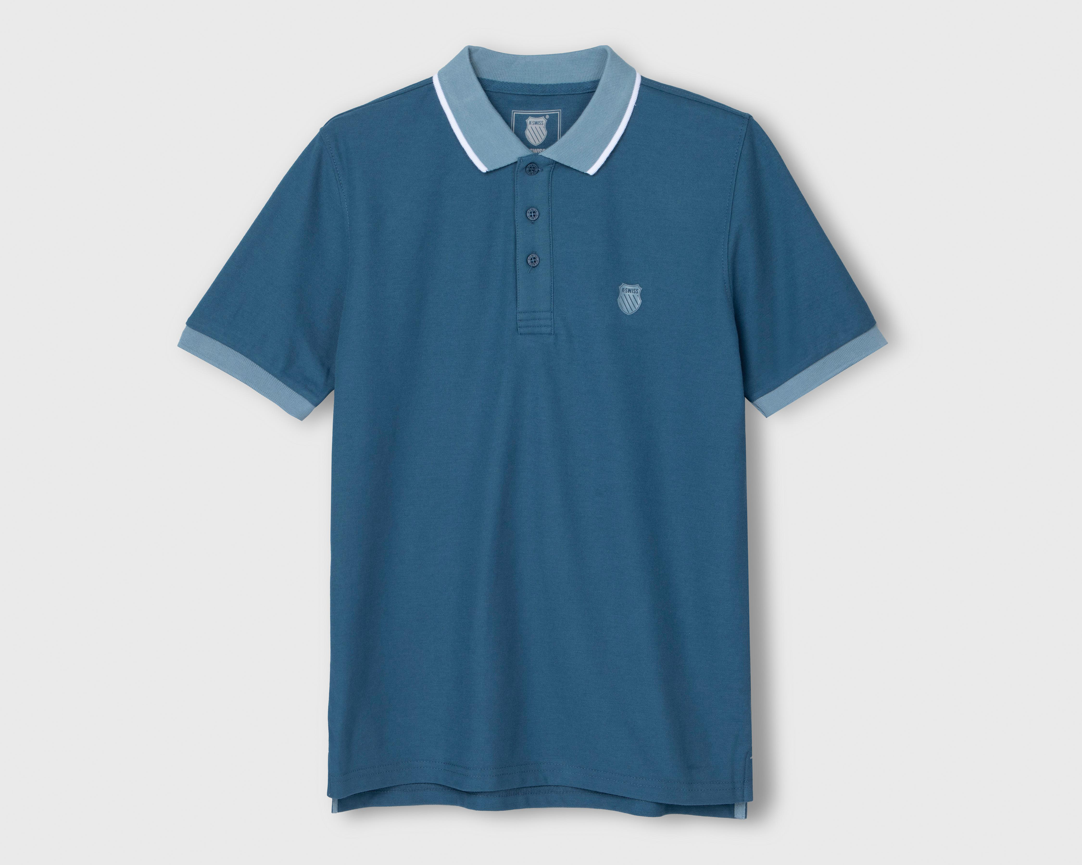Playera Polo K-Swiss Azul para Hombre $429