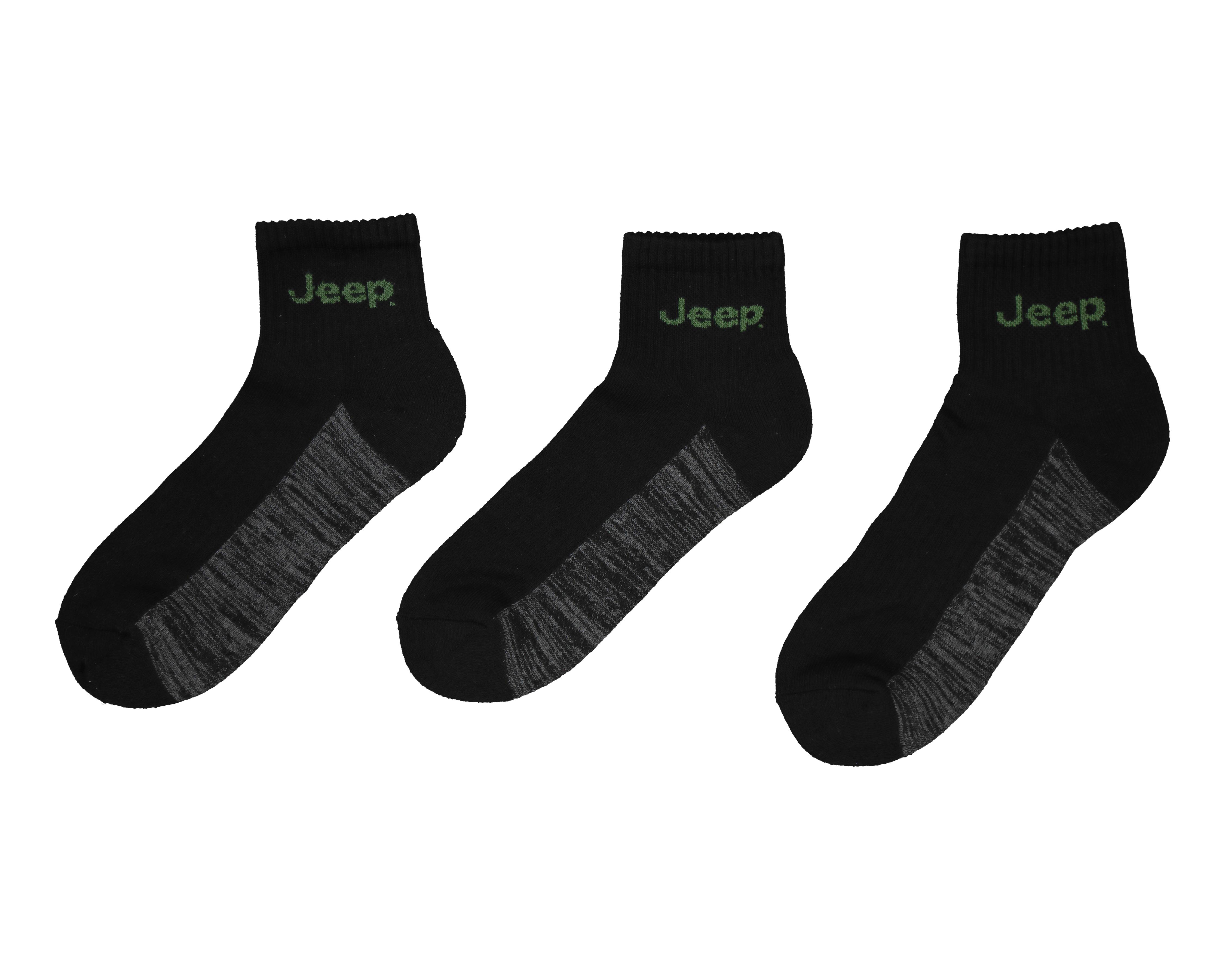 Foto 2 pulgar | Calcetas Deportivas Cortas Jeep para Hombre 3 Pares