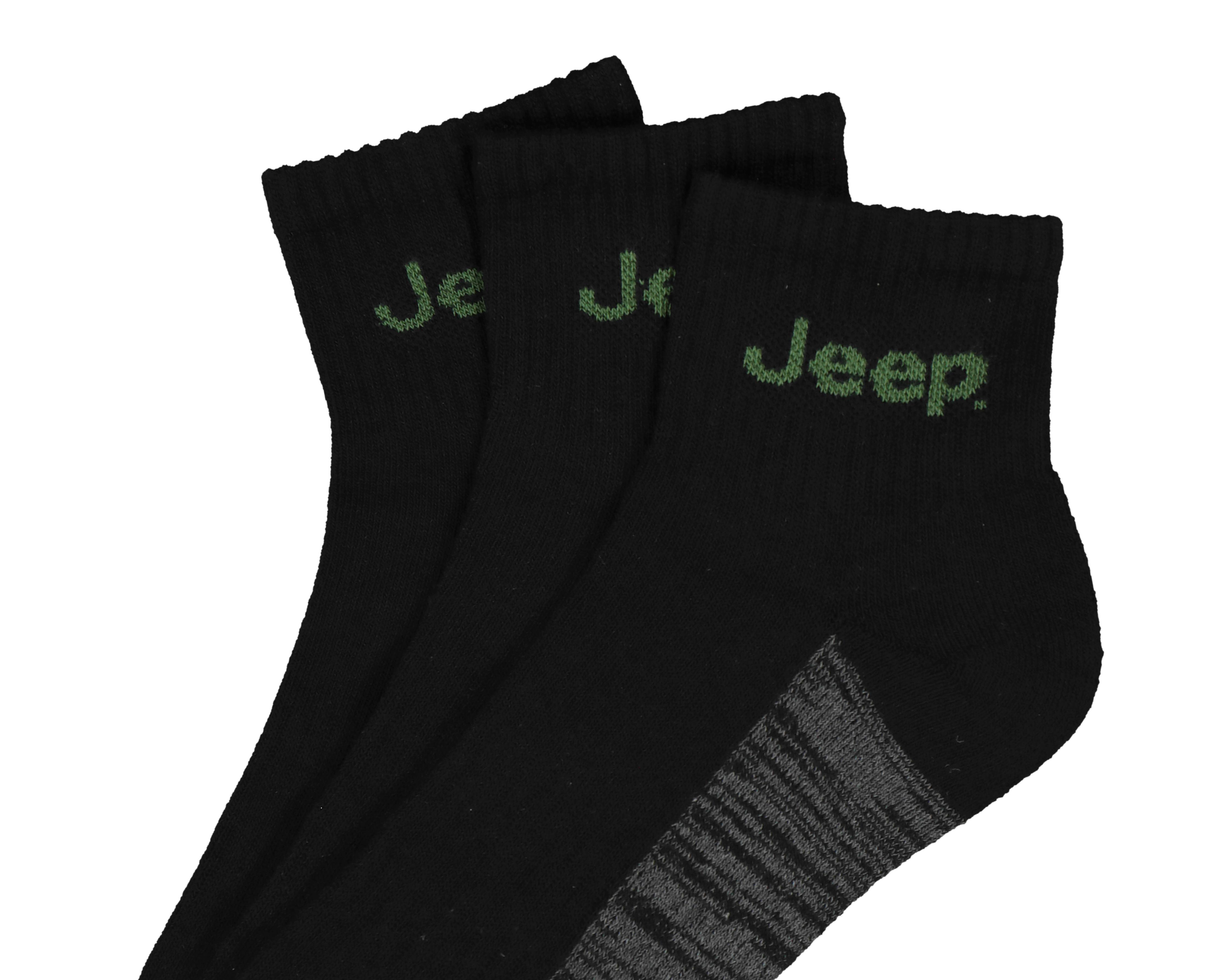 Foto 3 pulgar | Calcetas Deportivas Cortas Jeep para Hombre 3 Pares