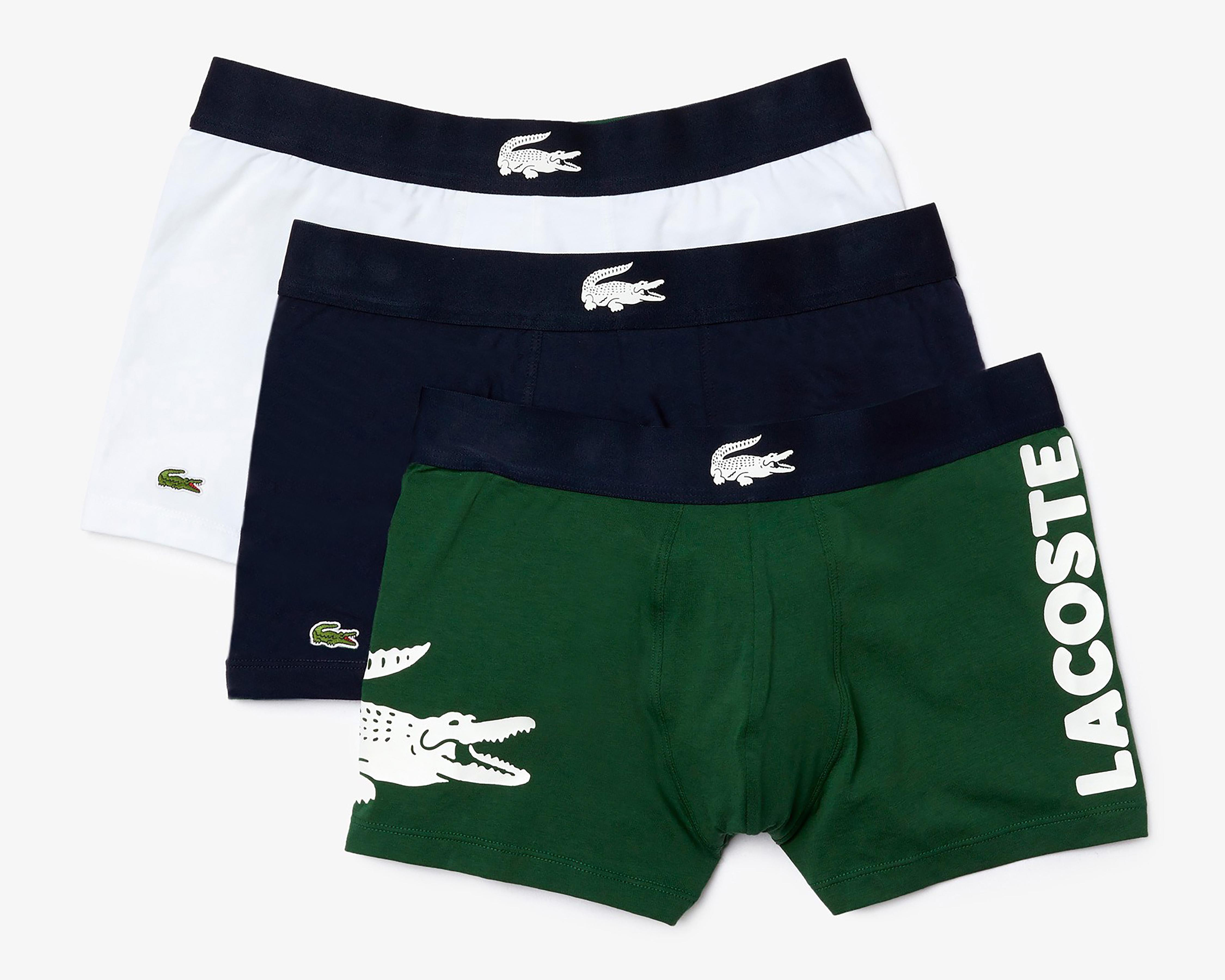 Bóxer Corto Lacoste 3 Piezas $829