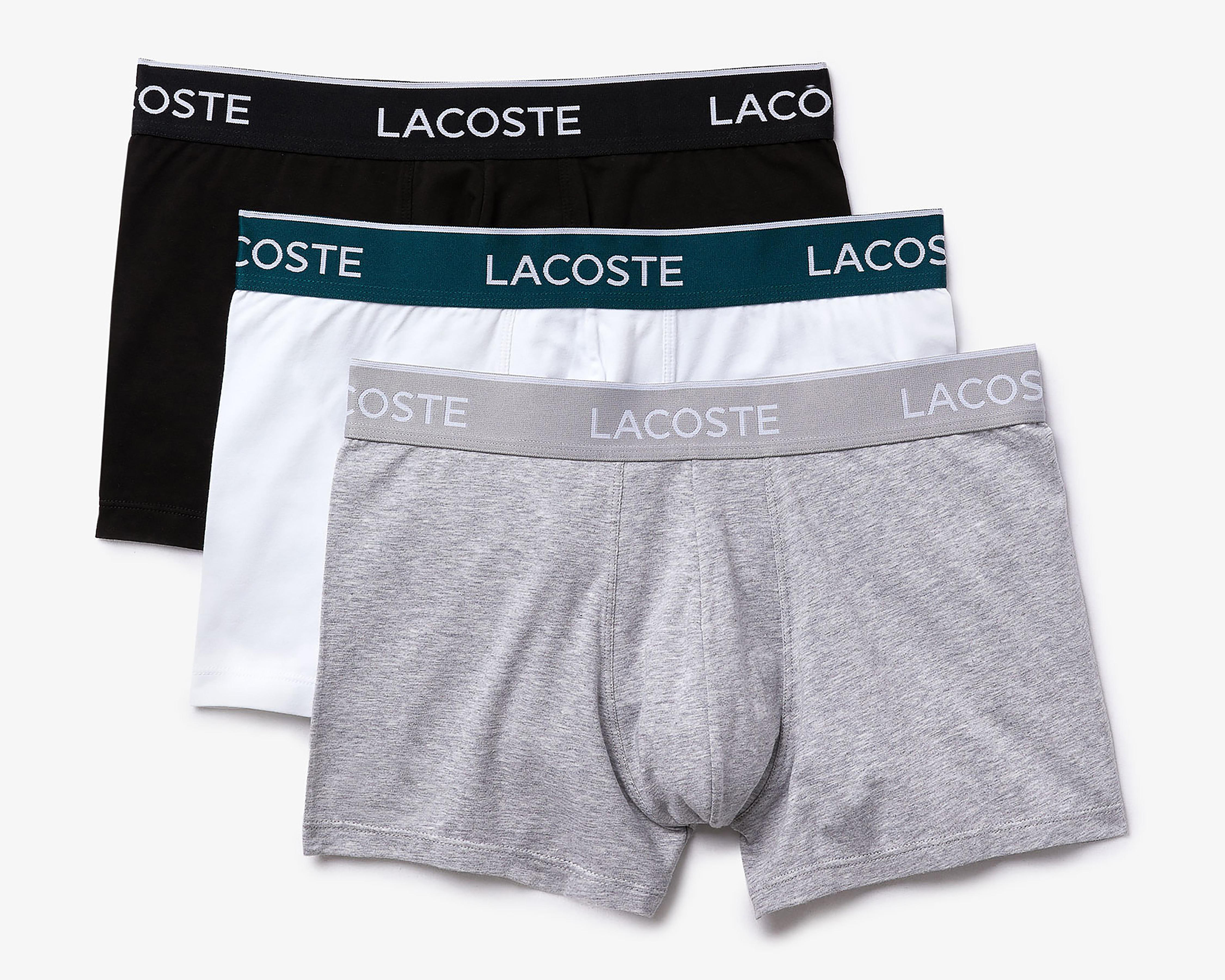 Bóxer Corto Lacoste 3 Piezas $769