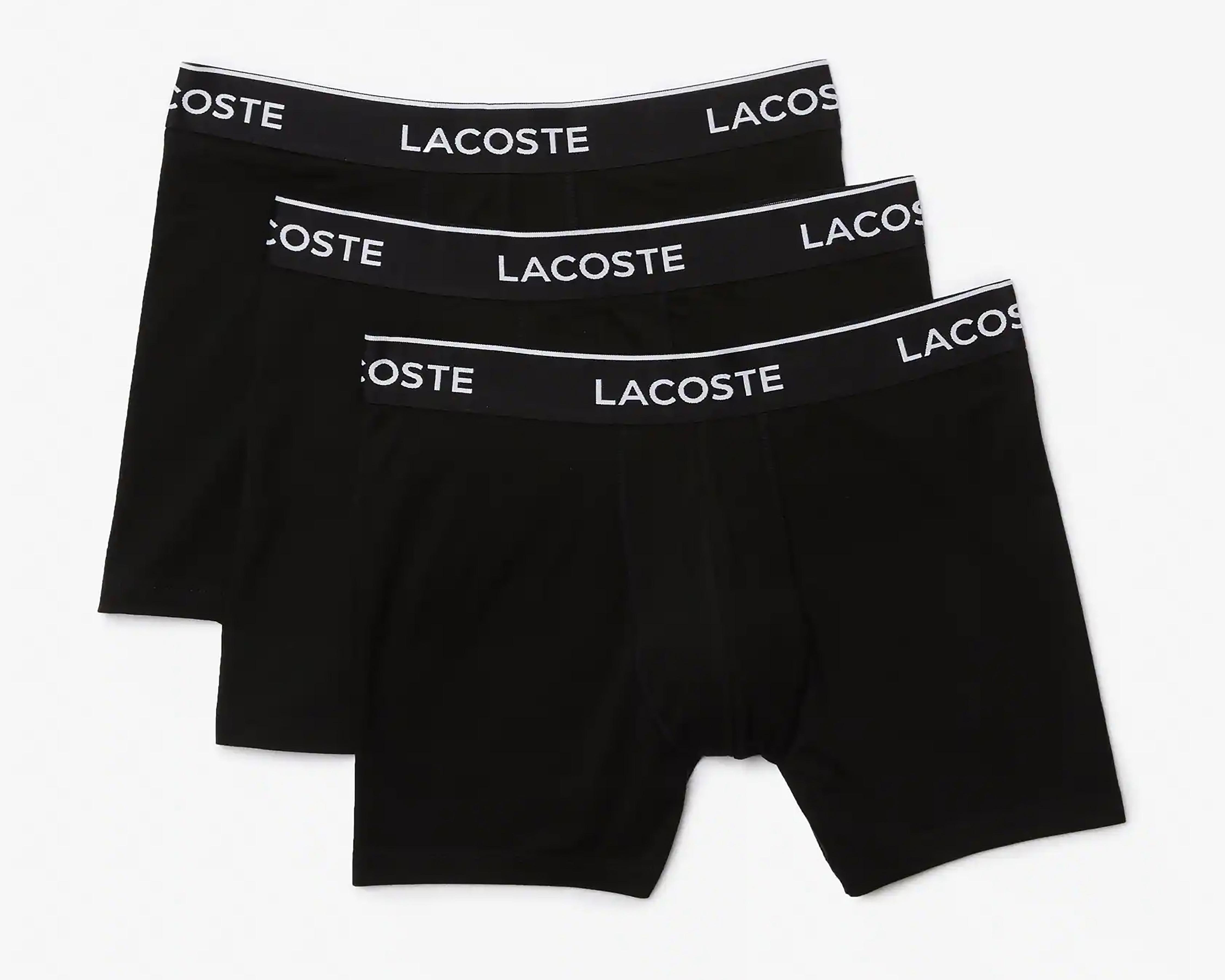 Bóxer Largo Lacoste 3 Piezas $769