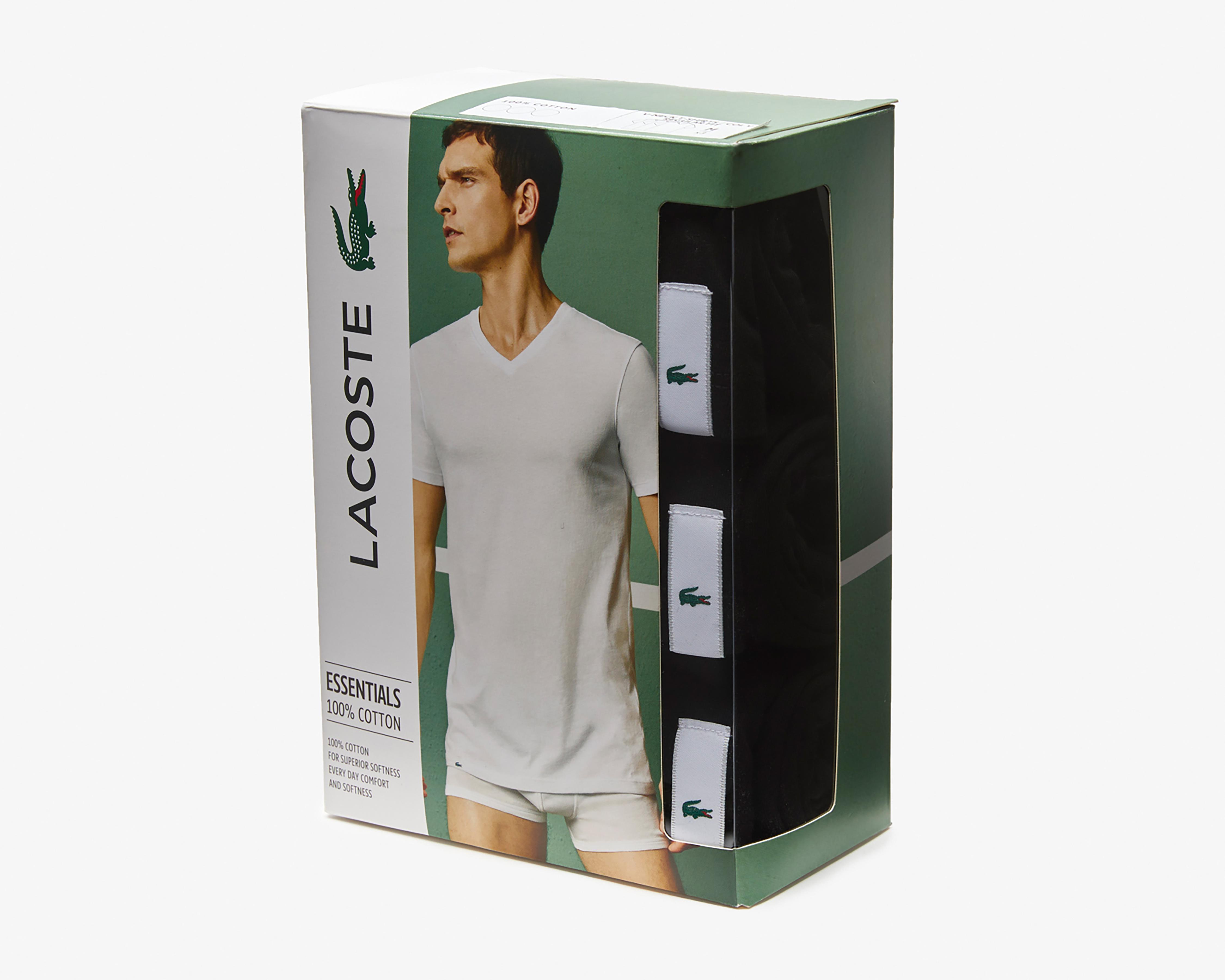 Playeras lacoste cuello discount v