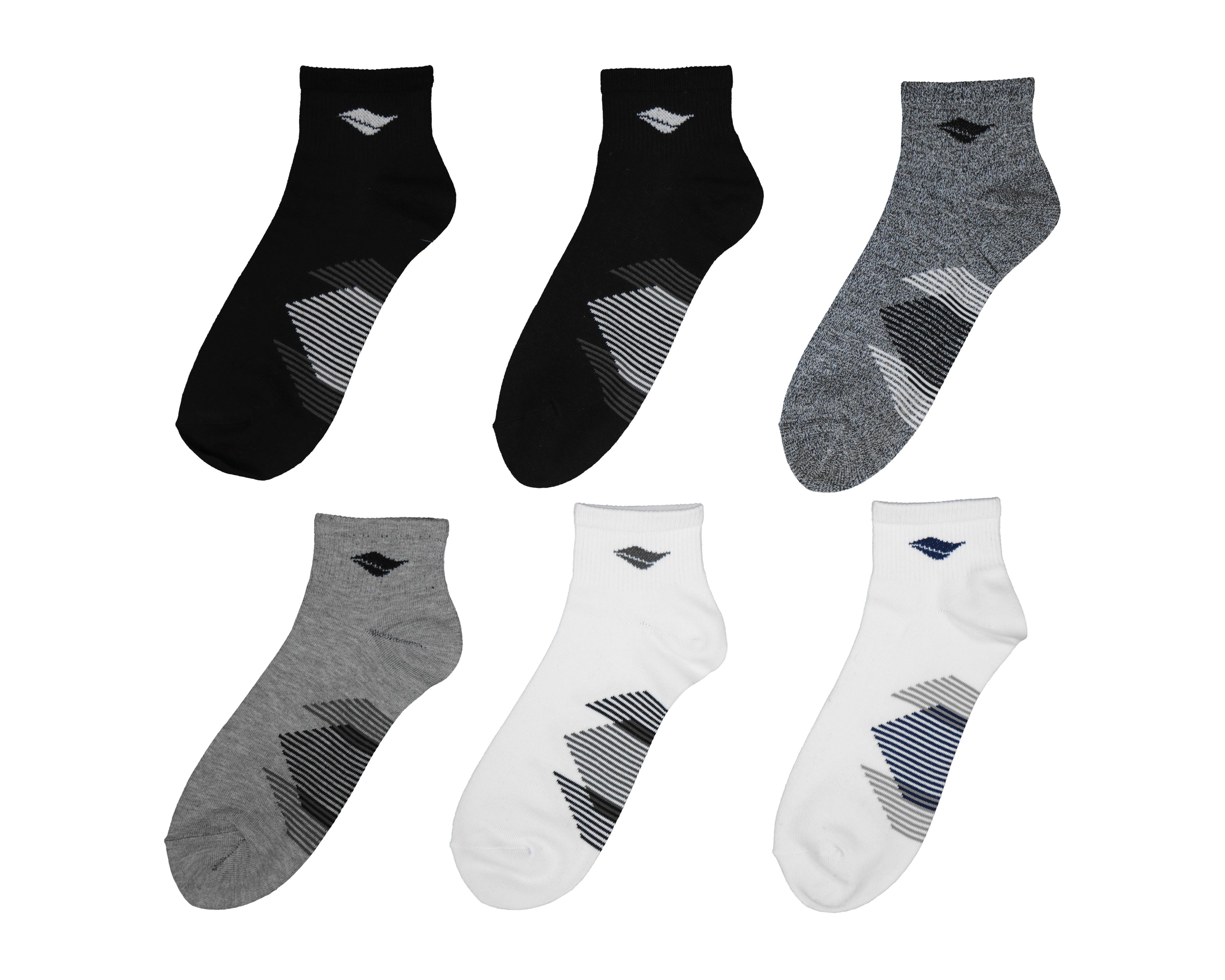 Foto 2 pulgar | Calcetas Deportivas Cortas Sportline para Hombre 6 Pares