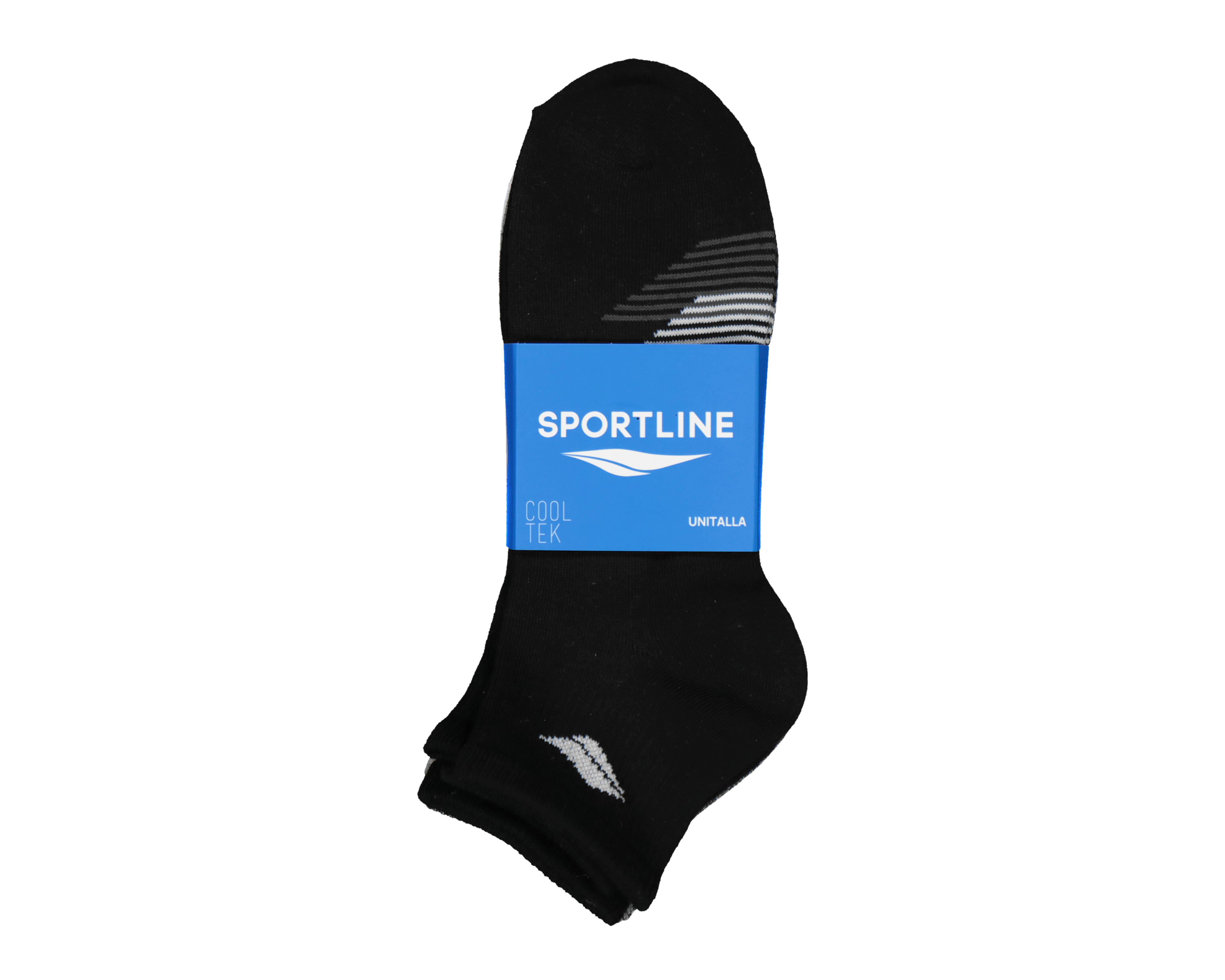 Foto 4 pulgar | Calcetas Deportivas Cortas Sportline para Hombre 6 Pares