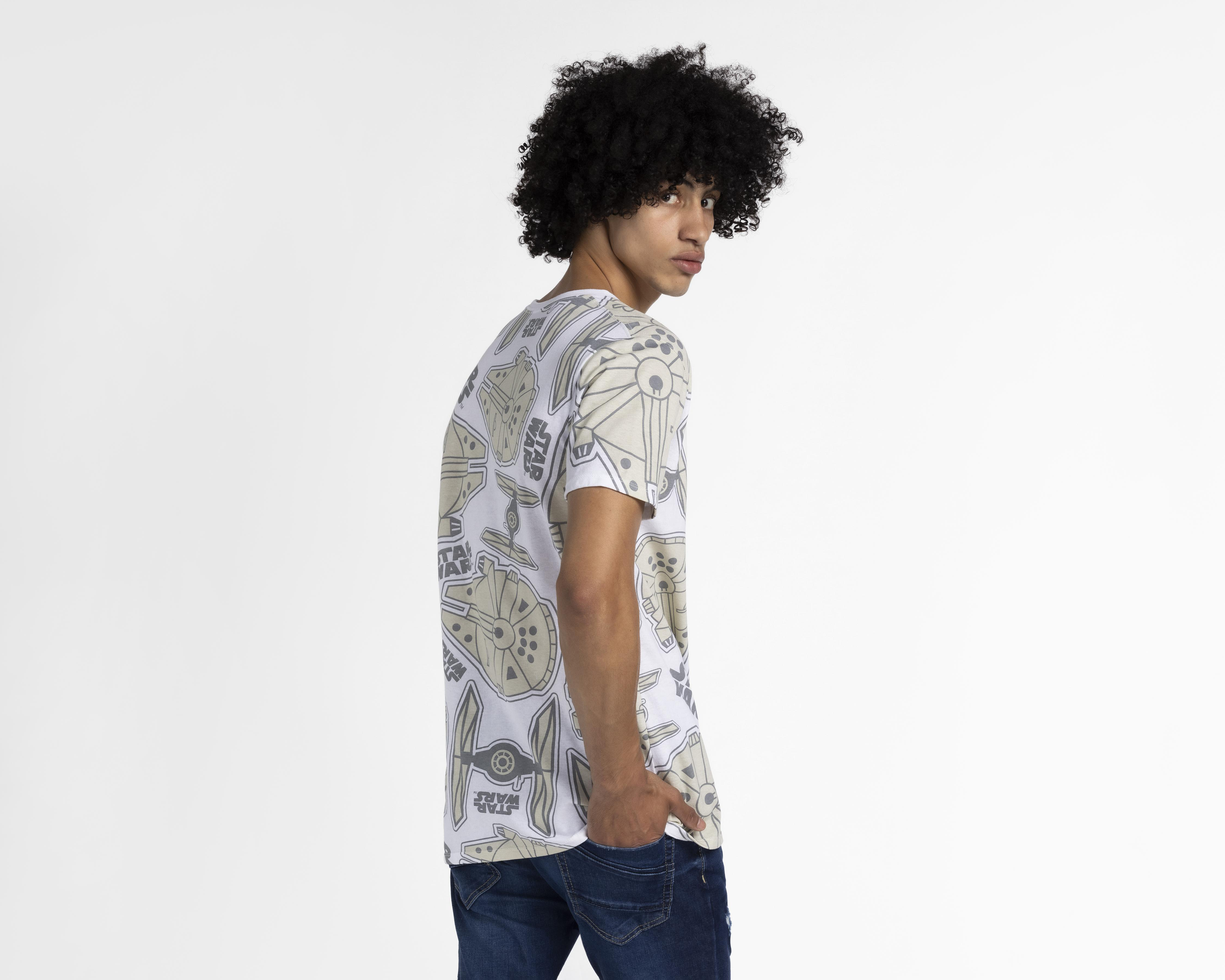 Foto 2 | Playera Star Wars Cuello Redondo