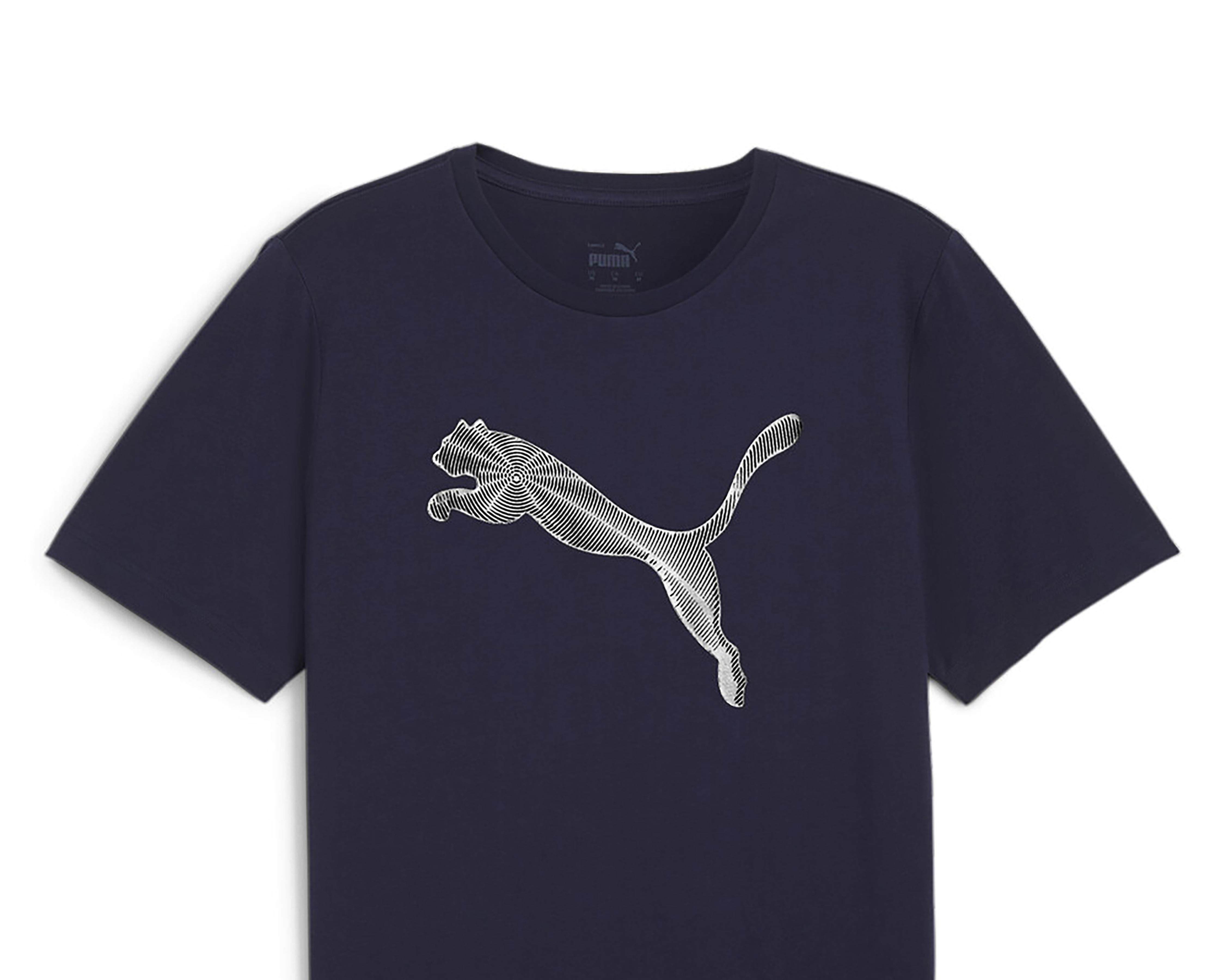 Foto 4 pulgar | Playera Puma Mass Merchants Style Cat Tee de Entrenamiento