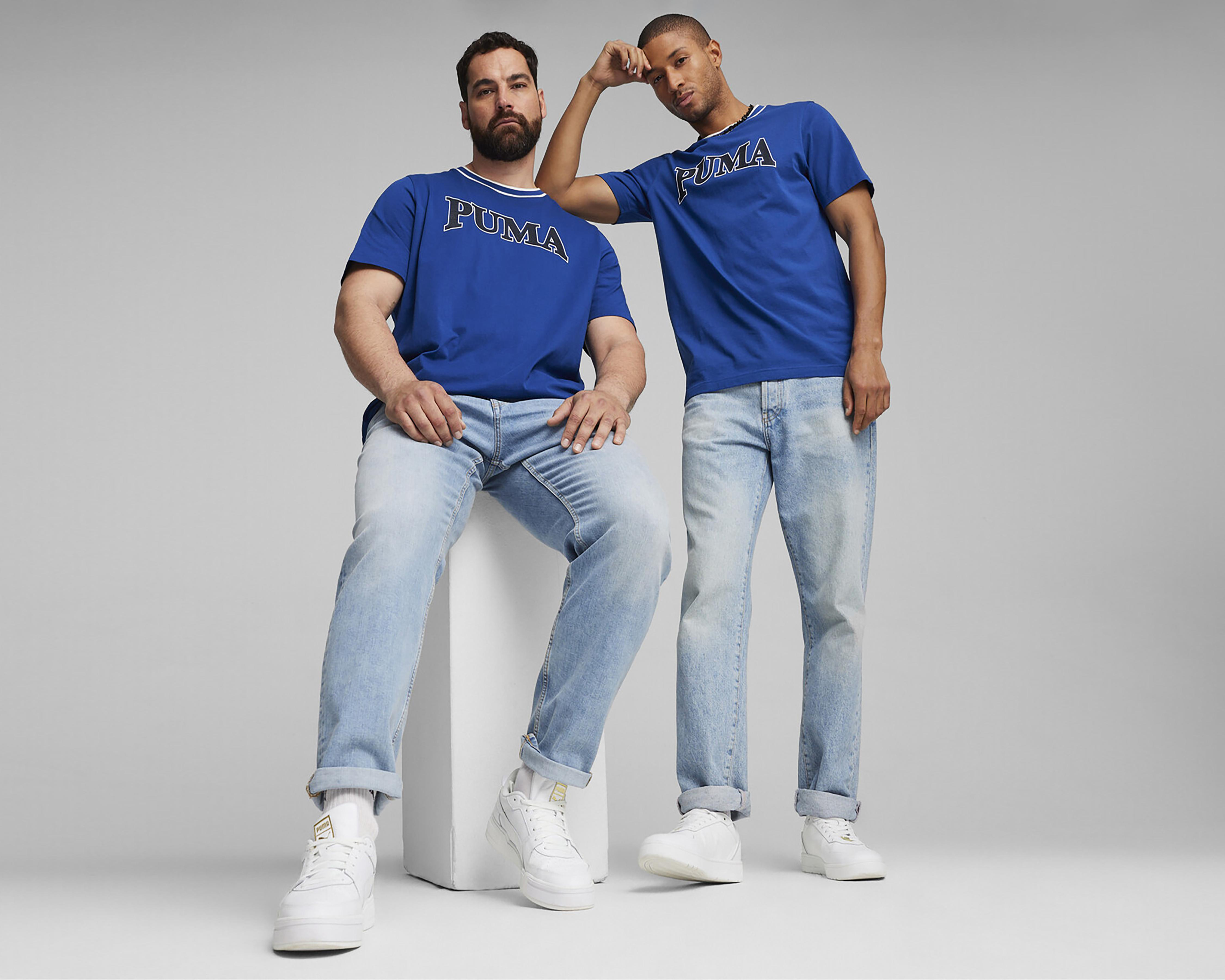 Foto 4 pulgar | Playera Puma Squad Big Graphics Tee de Entrenamiento
