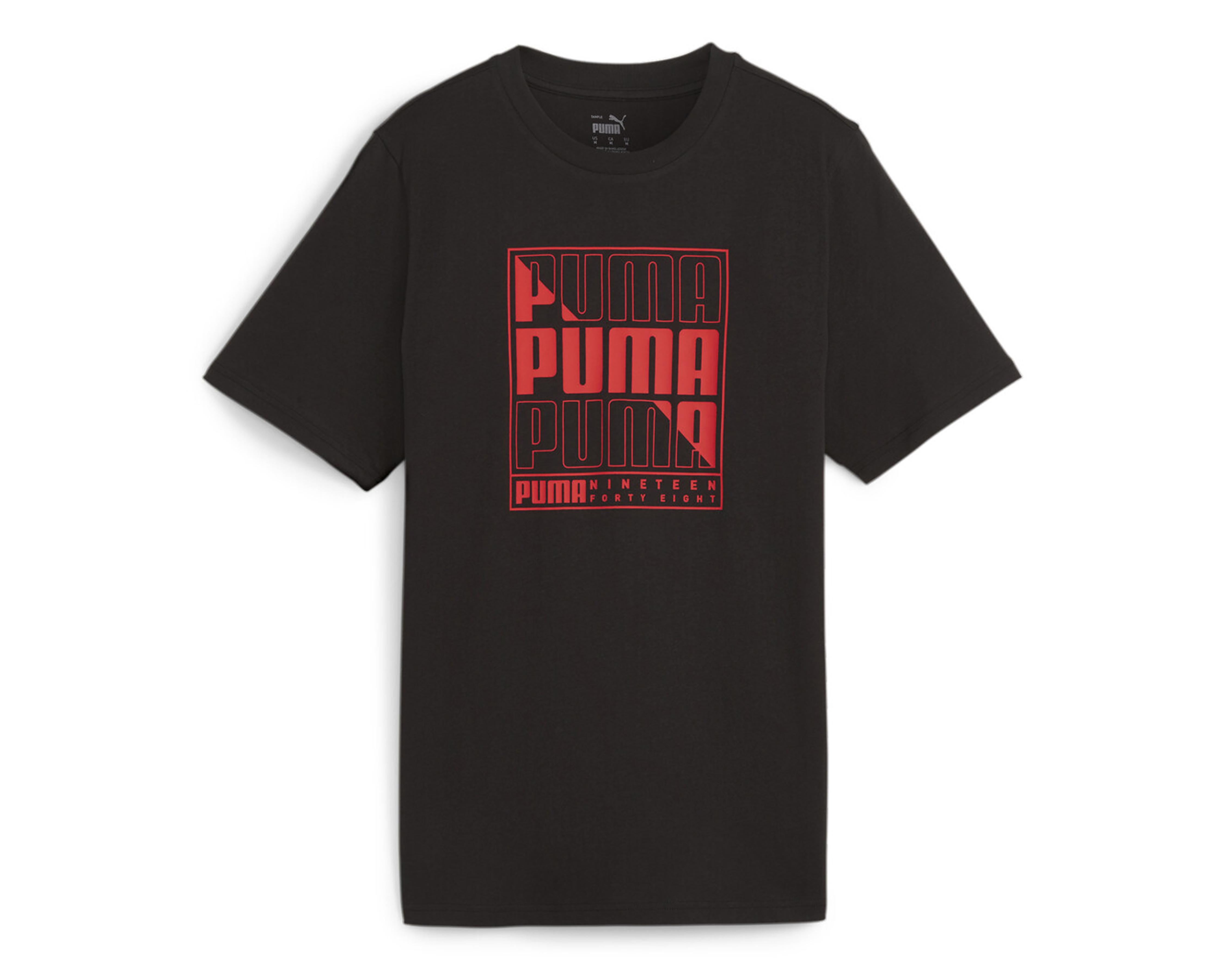 Foto 1 | Playera Puma Graphics Box Tee de Entrenamiento