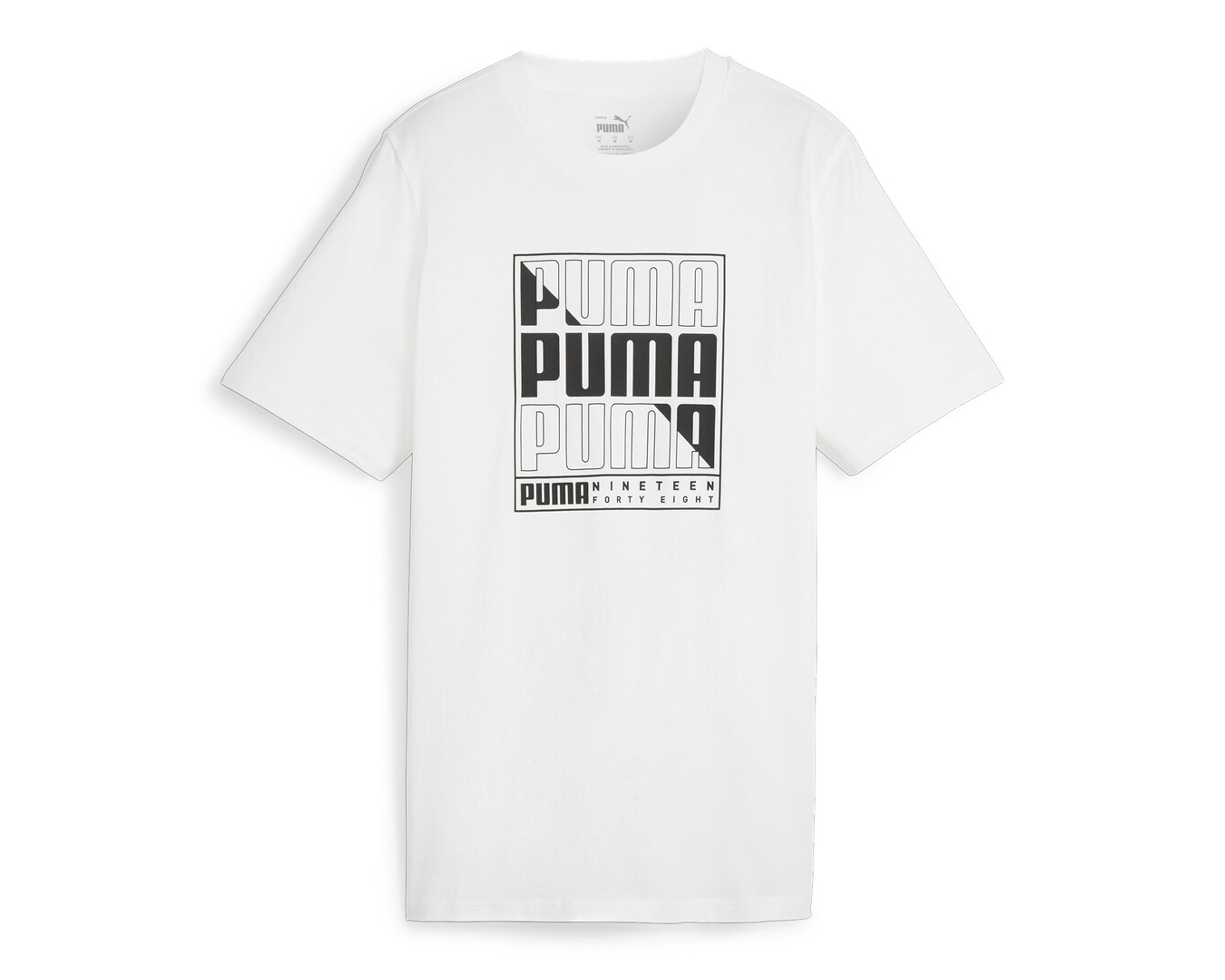 Foto 2 pulgar | Playera Puma Graphics Box Tee de Entrenamiento