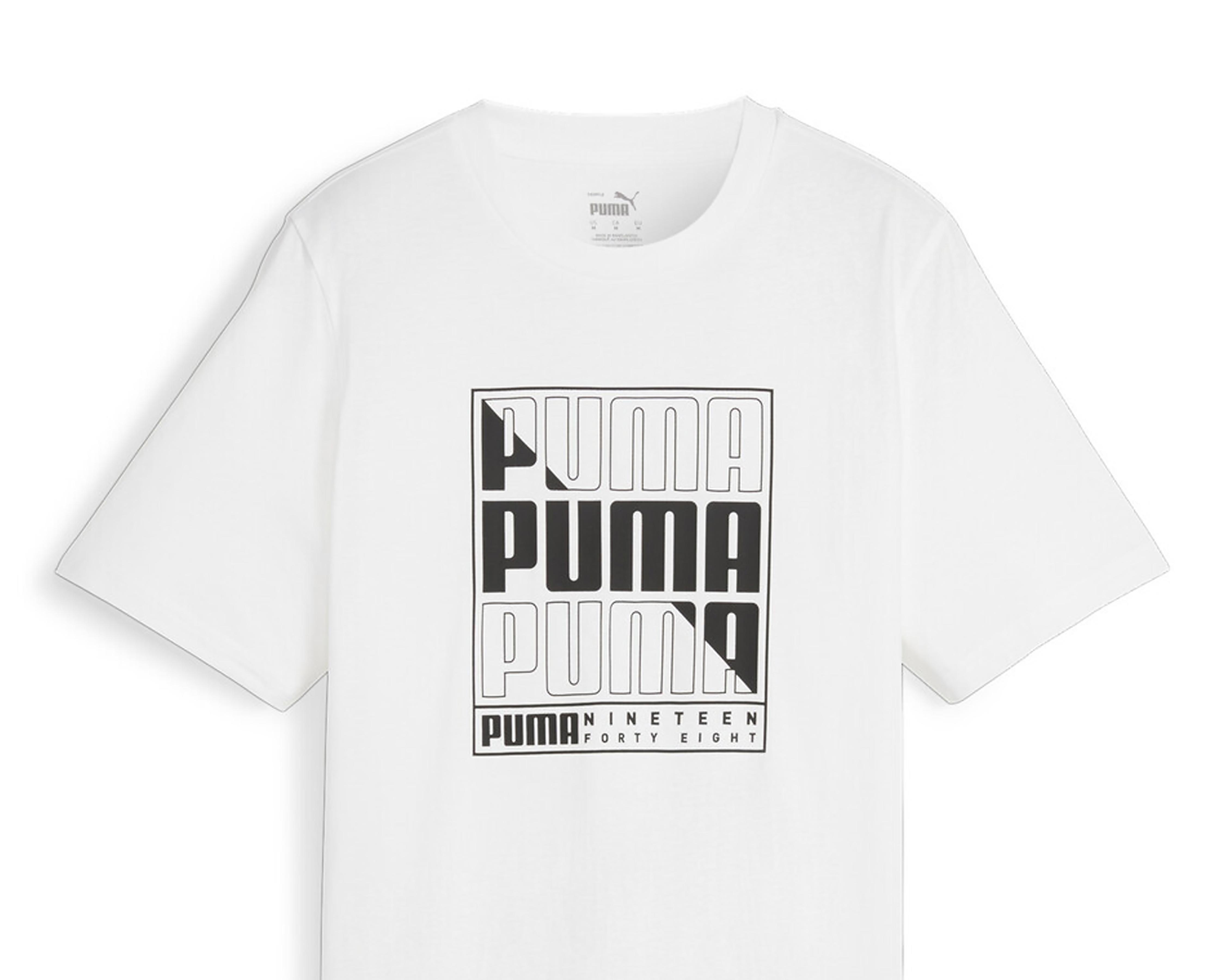 Foto 4 pulgar | Playera Puma Graphics Box Tee de Entrenamiento