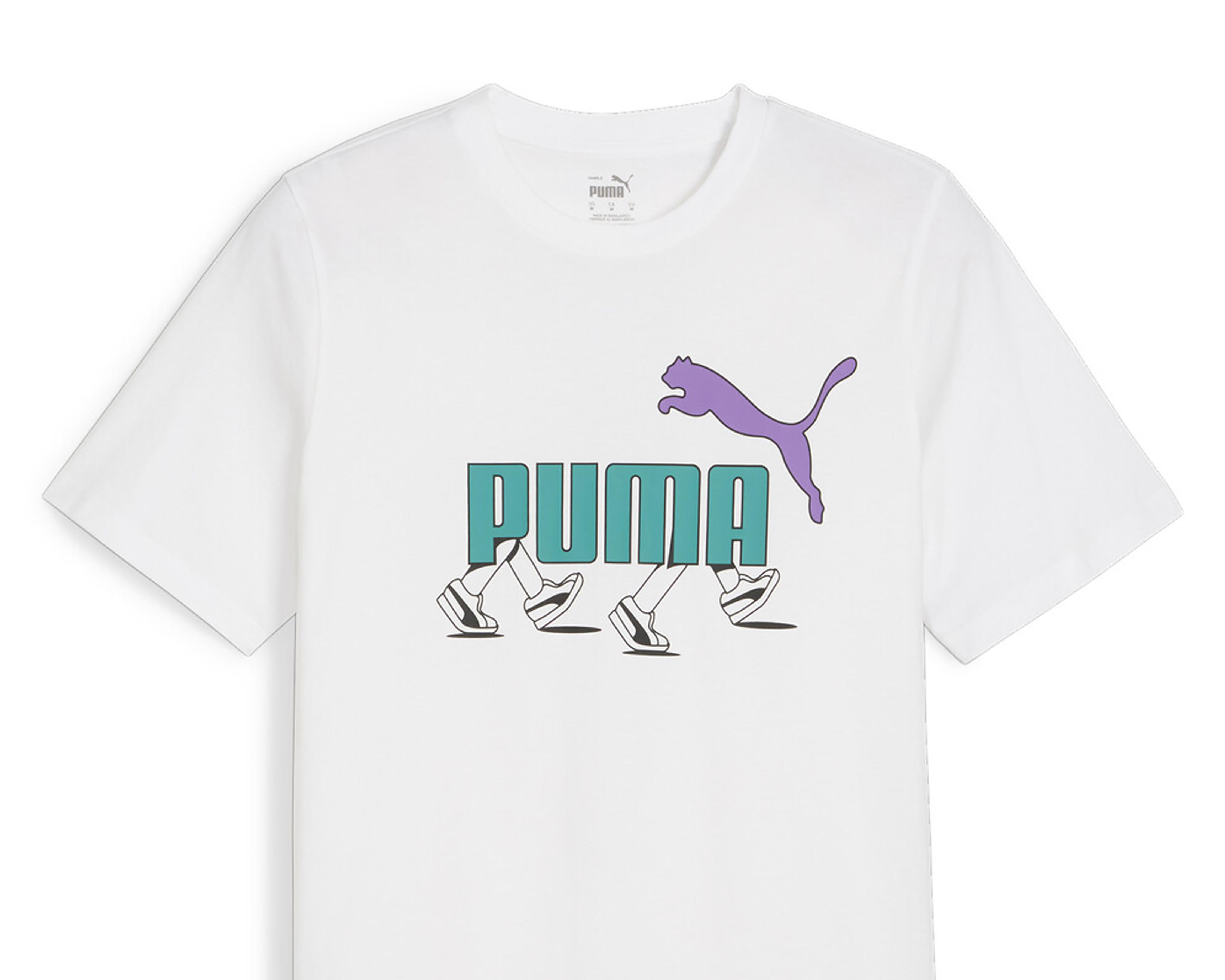 Foto 4 pulgar | Playera Puma Graphics Sneaker Tee de Entrenamiento