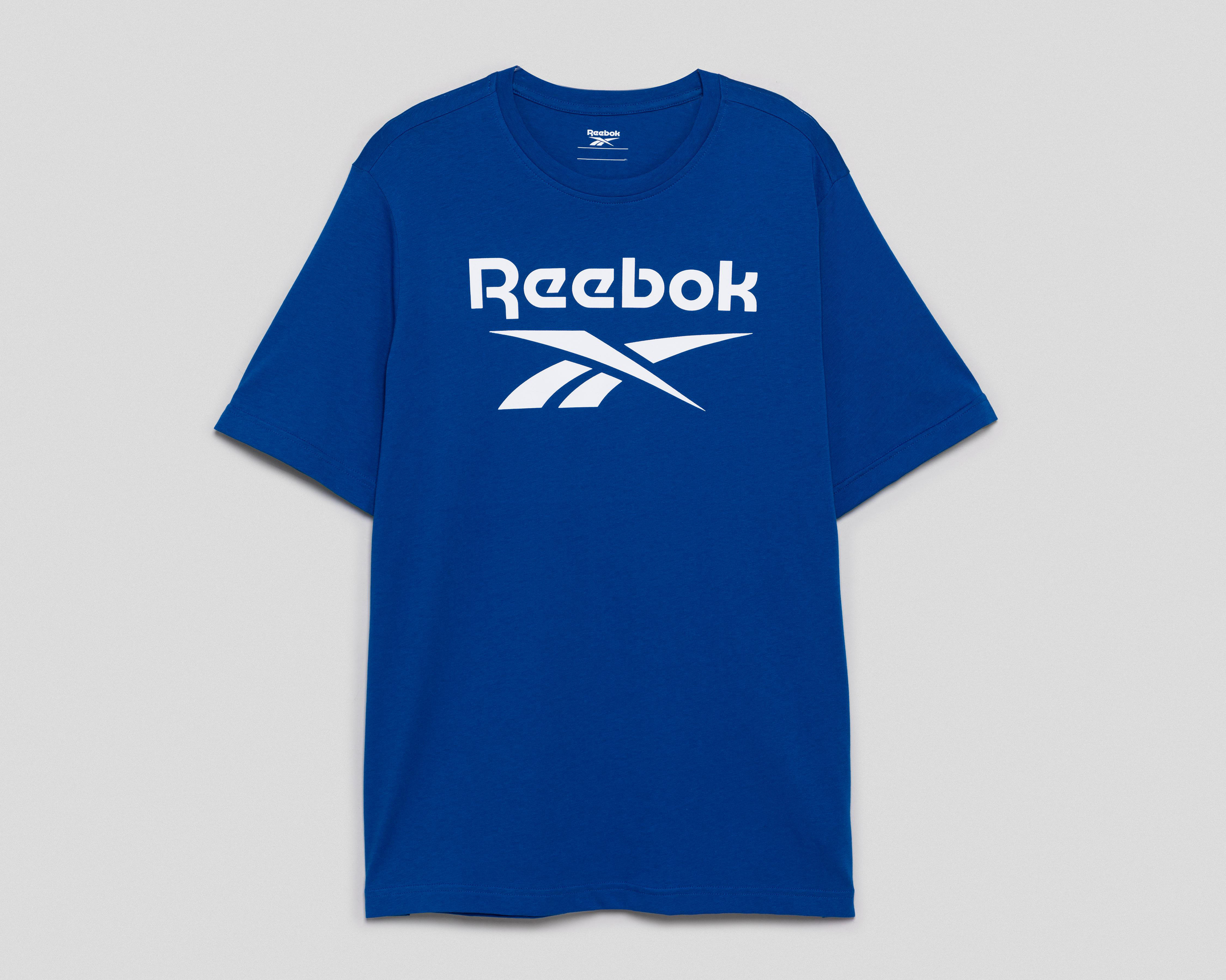 Foto 2 pulgar | Playera Reebok Big Stacket Logo de Entrenamiento para Hombre