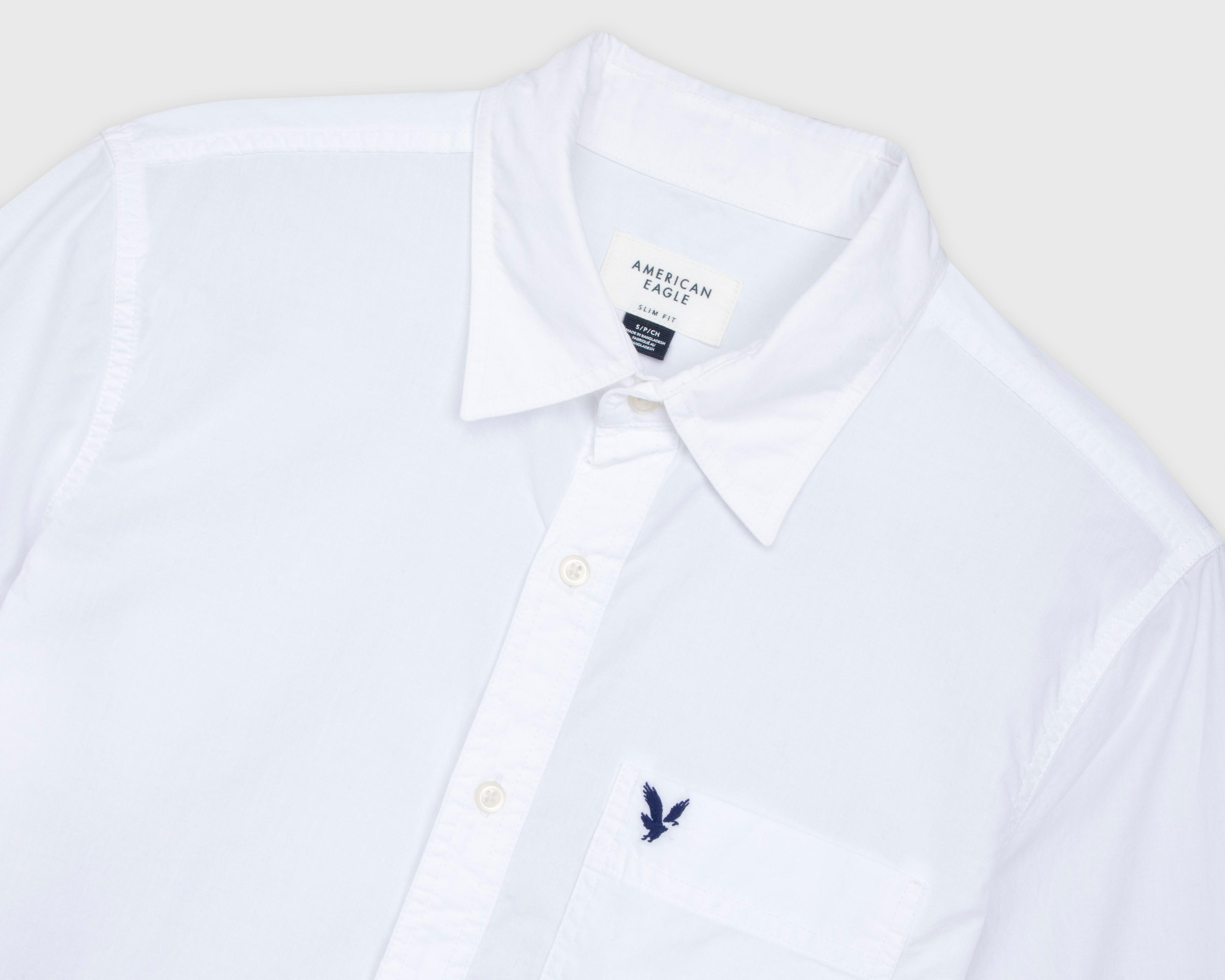 Foto 5 pulgar | Camisa American Eagle Slim Fit