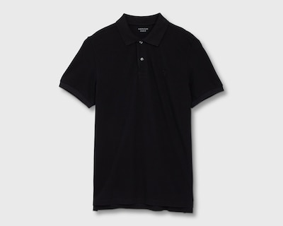 Foto 1 | Playera Polo American Eagle de Piqué Negra para Hombre