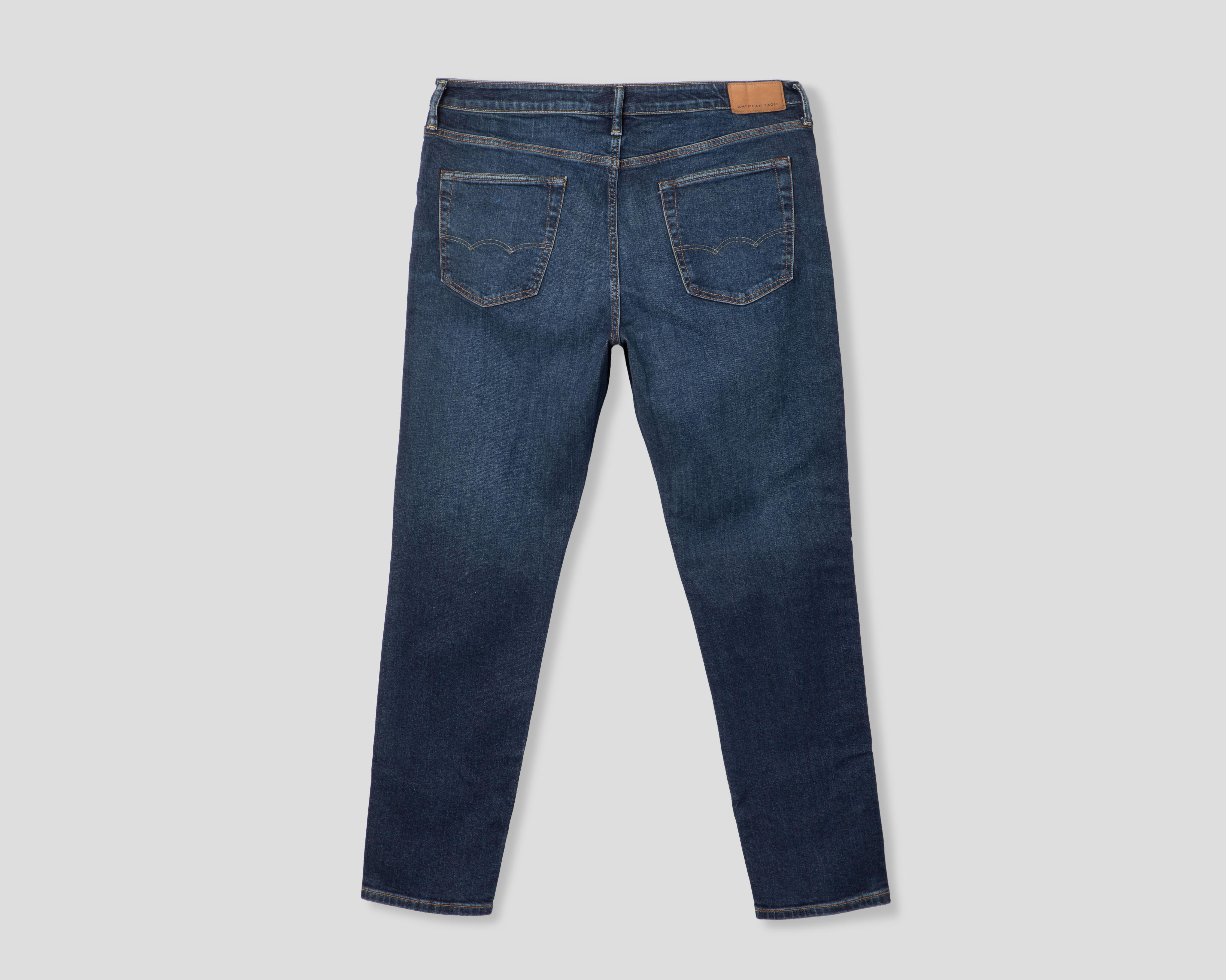 Foto 2 | Jeans Athletic Fit American Eagle Dark Clean para Hombre