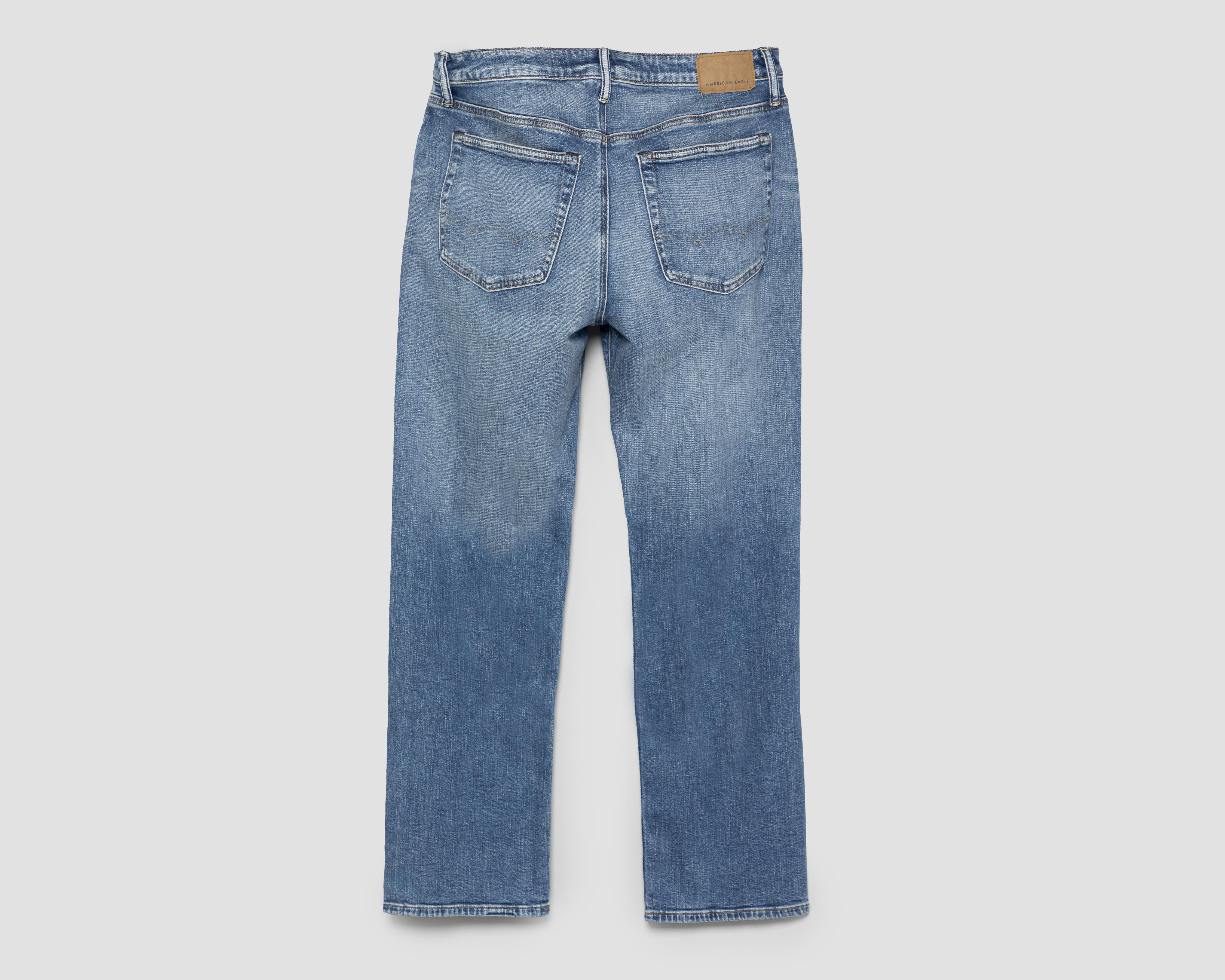 Foto 2 | Jeans Straight American Eagle Medium Clean Relaxed para Hombre