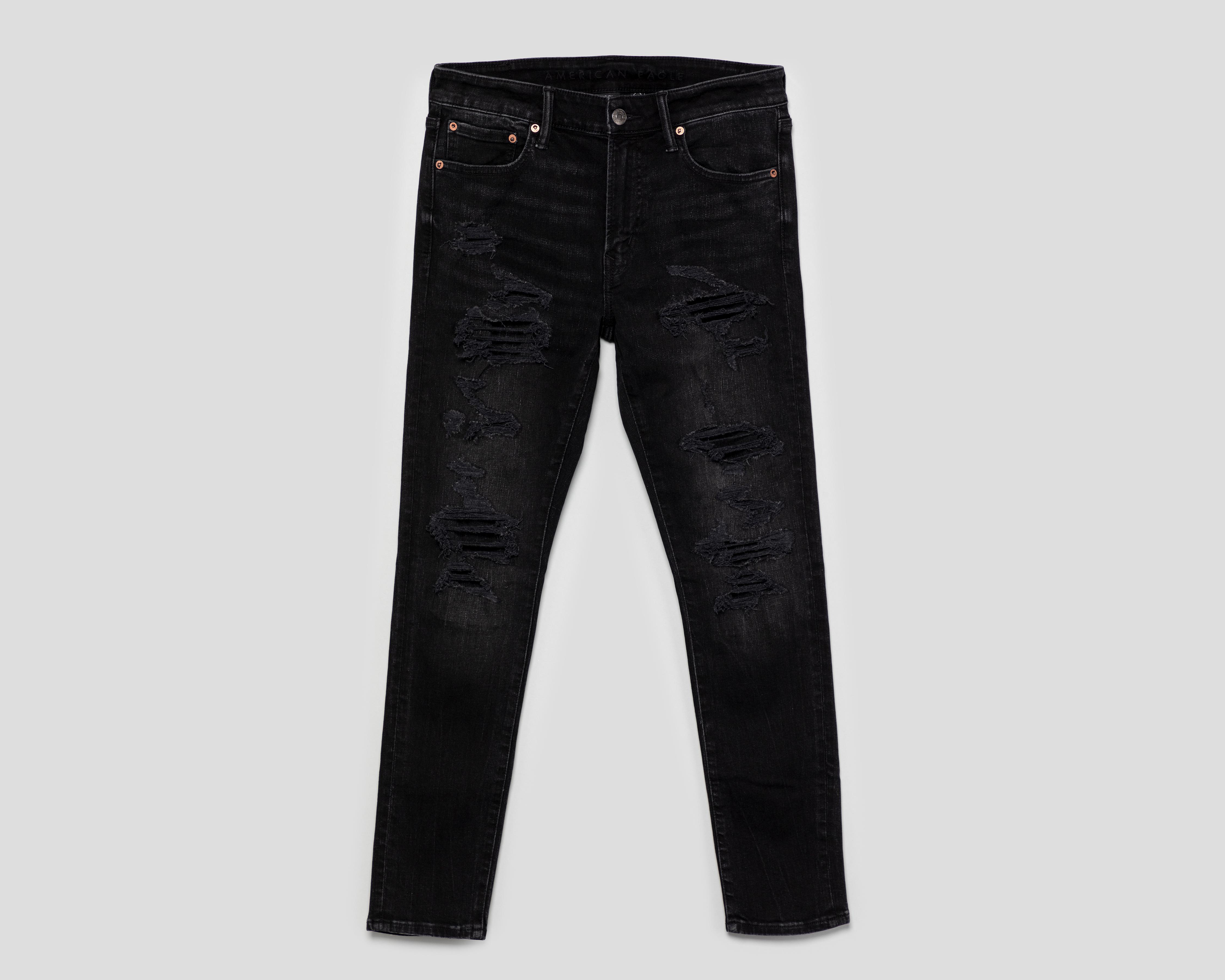 Foto 2 pulgar | Jeans Super Skinny American Eagle Destroy para Hombre