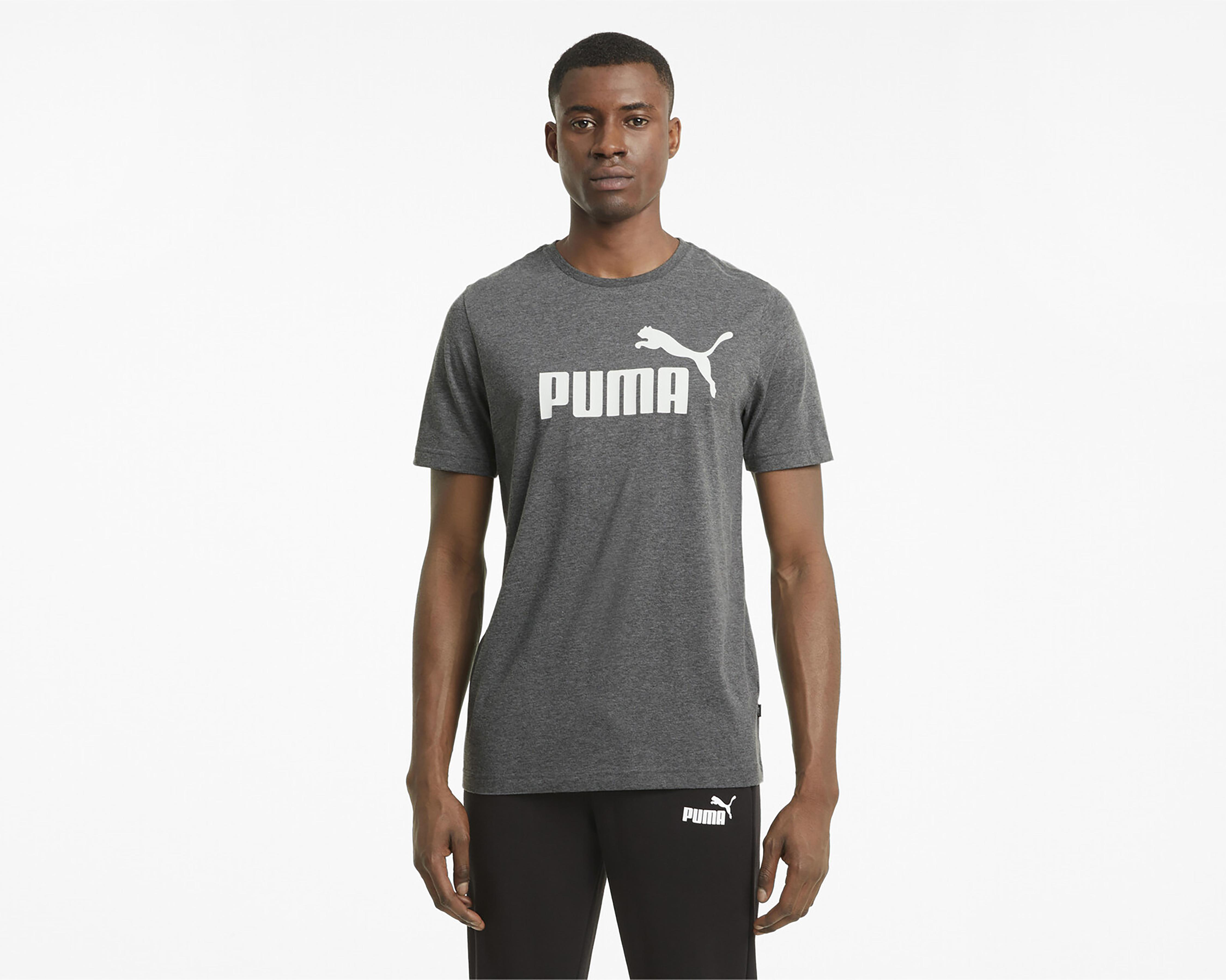 Foto 4 pulgar | Playera Puma Ess Heather de Entrenamiento