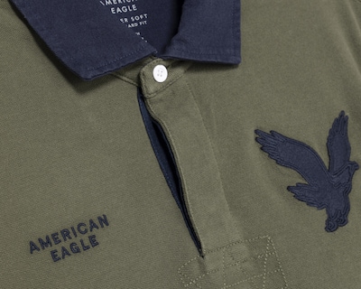 Foto 3 | Playera Polo American Eagle Verde para Hombre