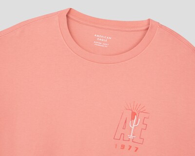 Foto 3 | Playera American Eagle Cuello Redondo