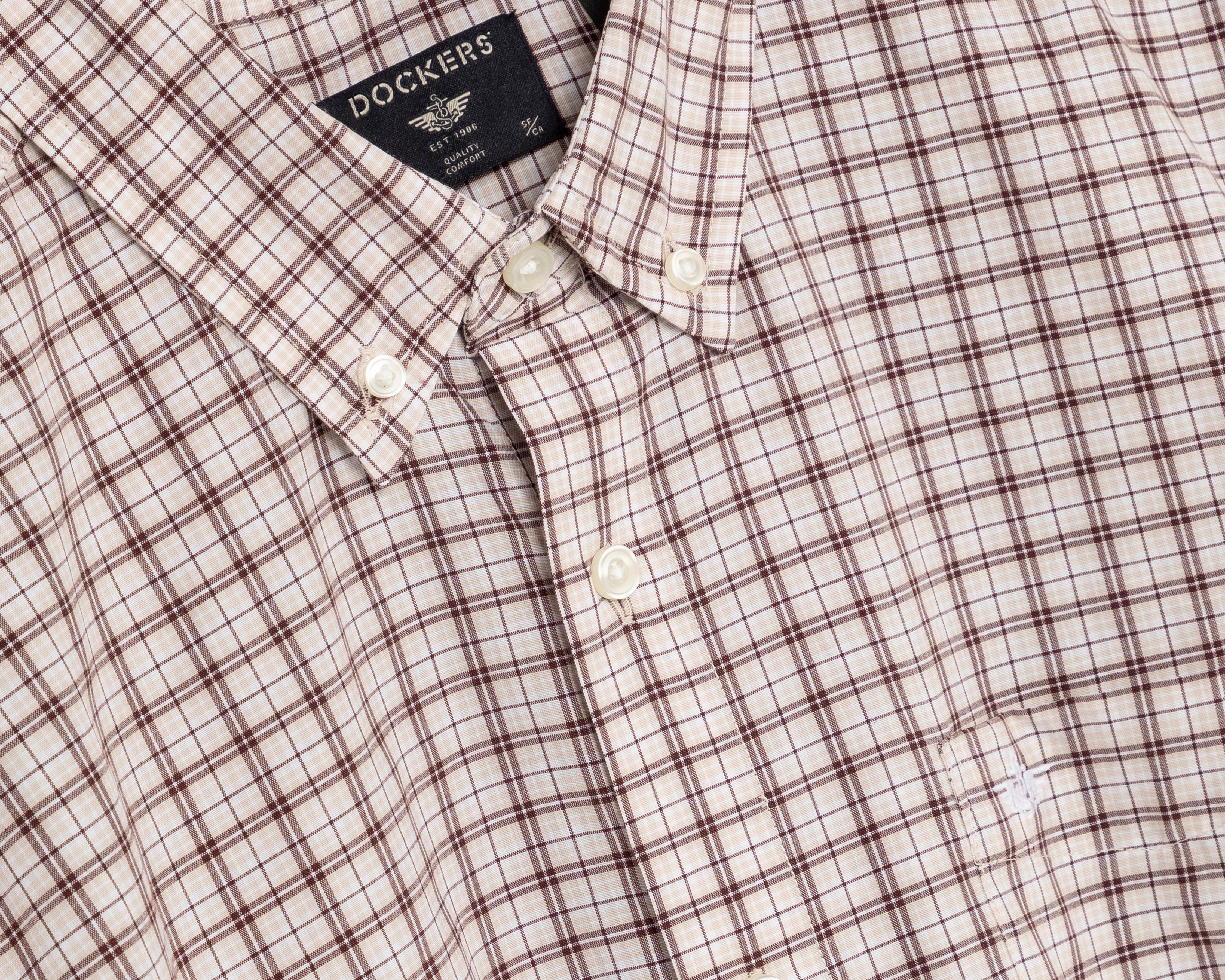 Foto 4 pulgar | Camisa Casual Dockers a Cuadros