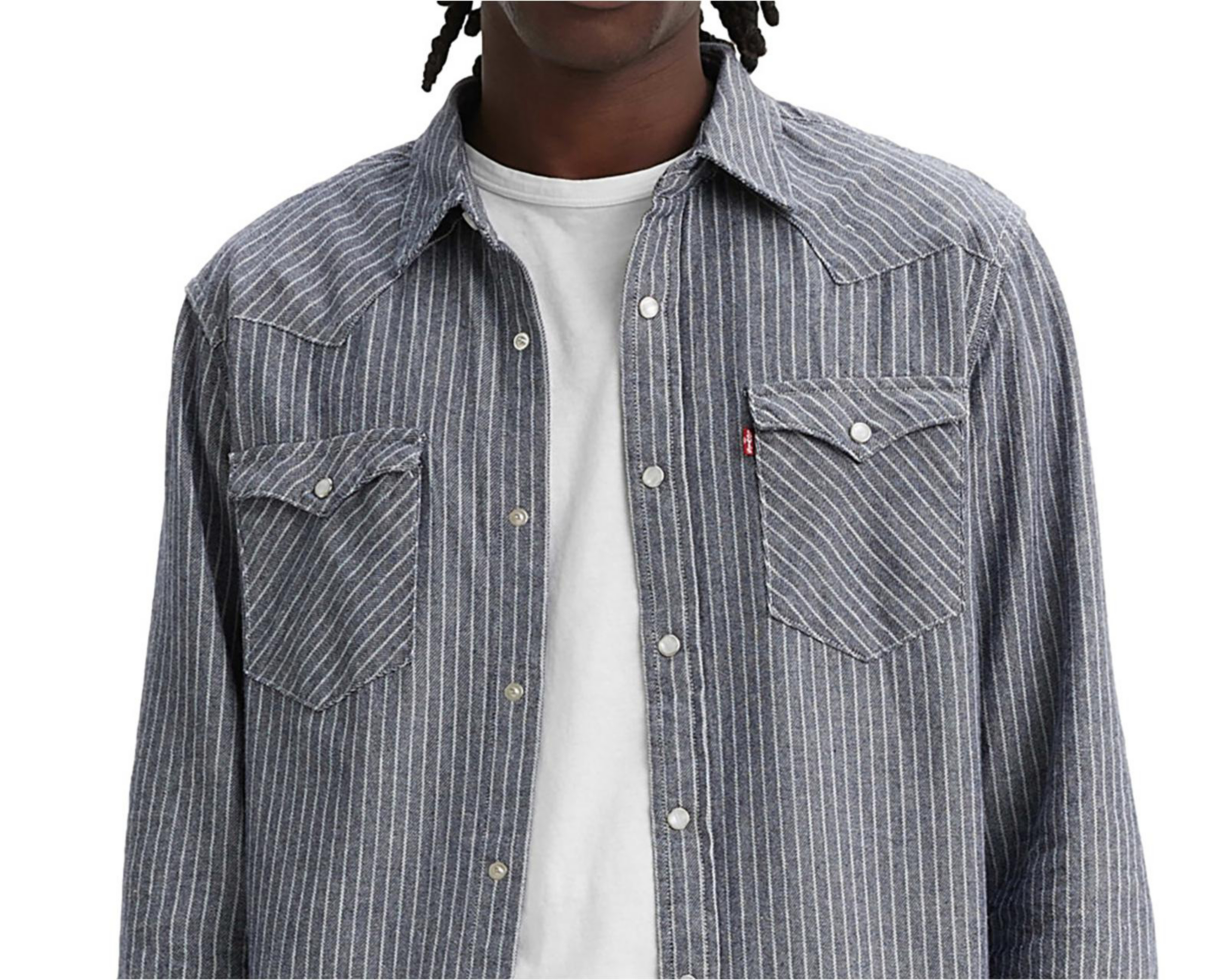 Foto 4 pulgar | Camisa de Moda Levi's Regular a Rayas para Hombre