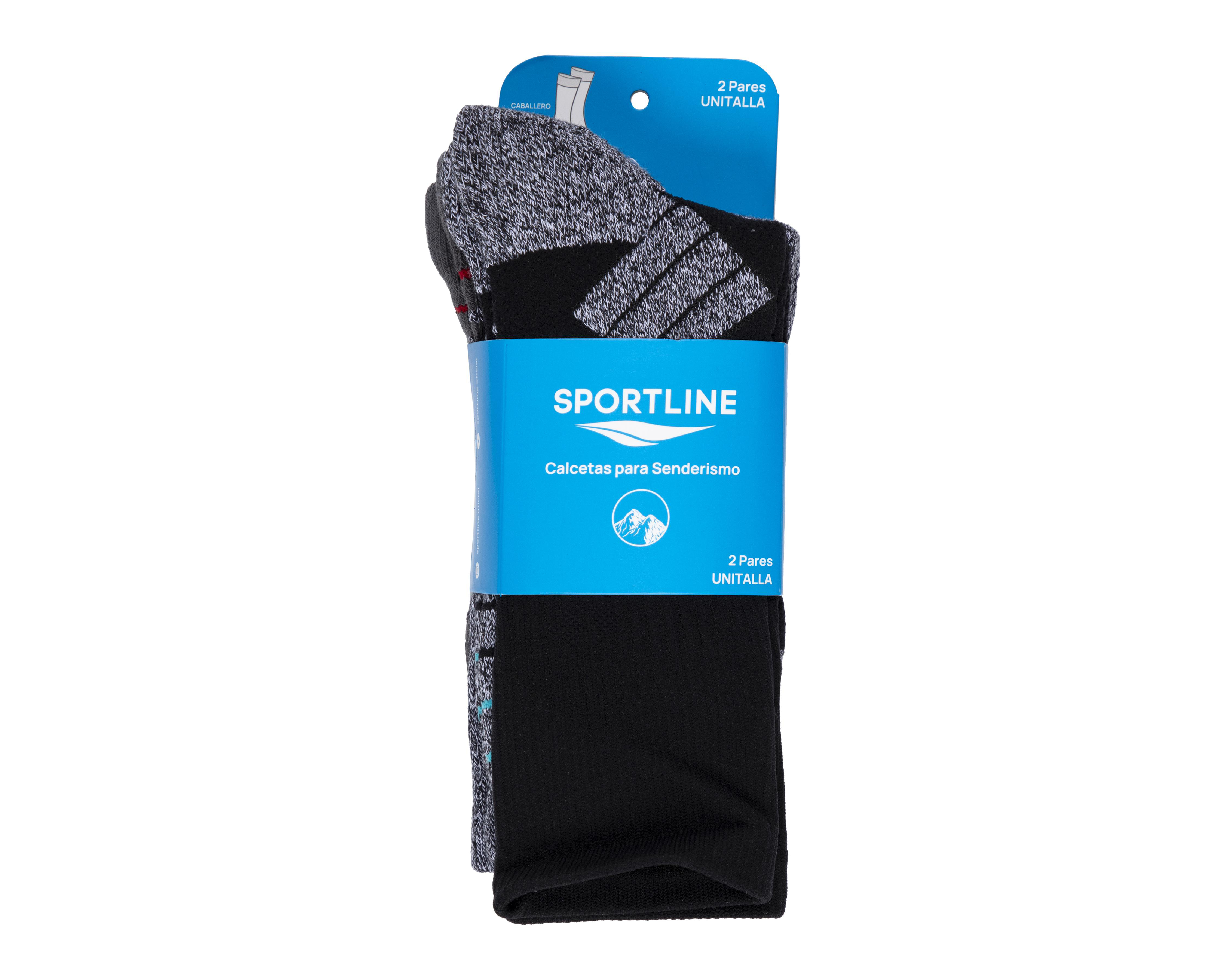 Foto 4 pulgar | Calcetas para Senderismo Sportline para Hombre 2 Pares