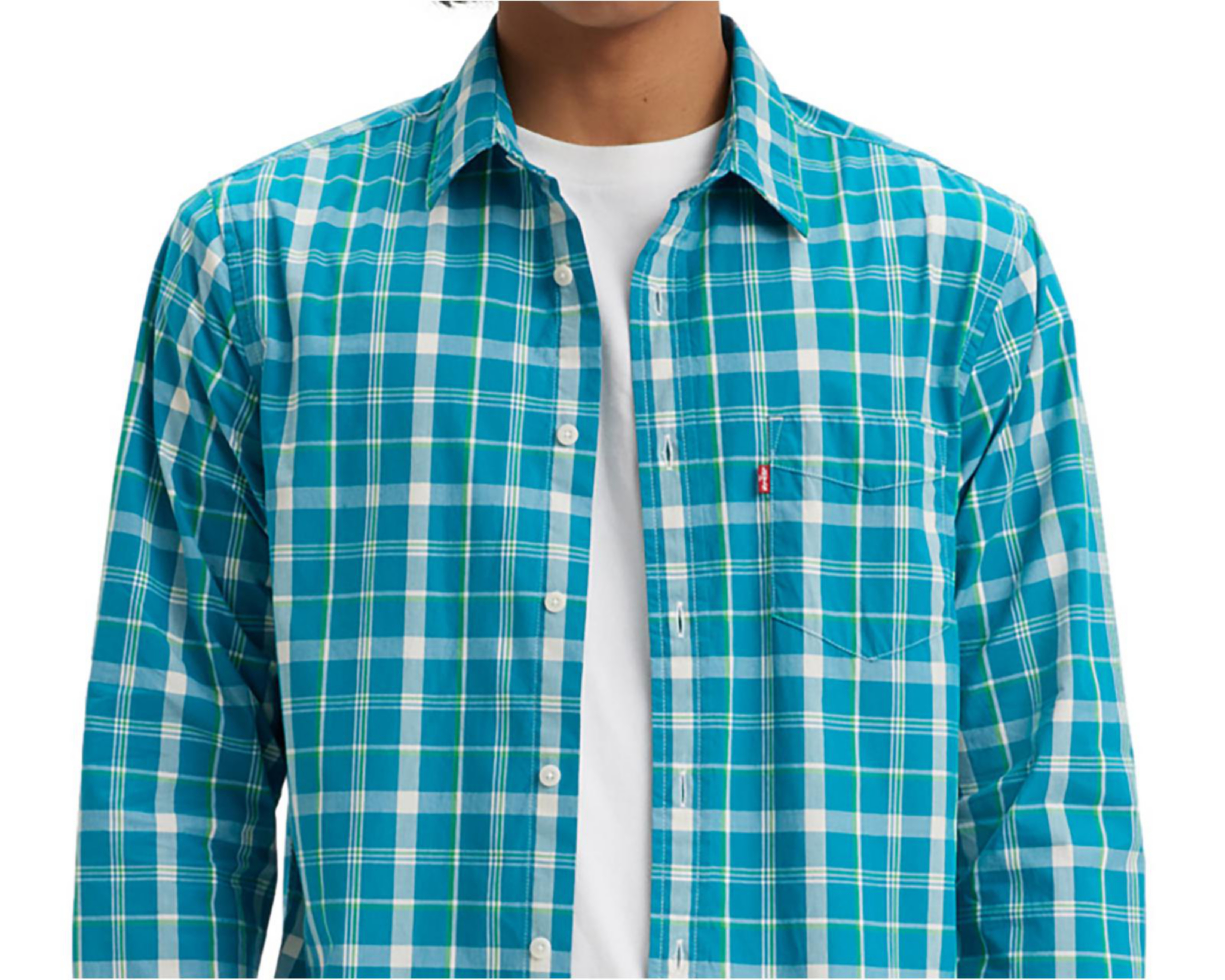 Foto 4 pulgar | Camisa de Moda Levi's Manga Larga Cuello Americano para Hombre