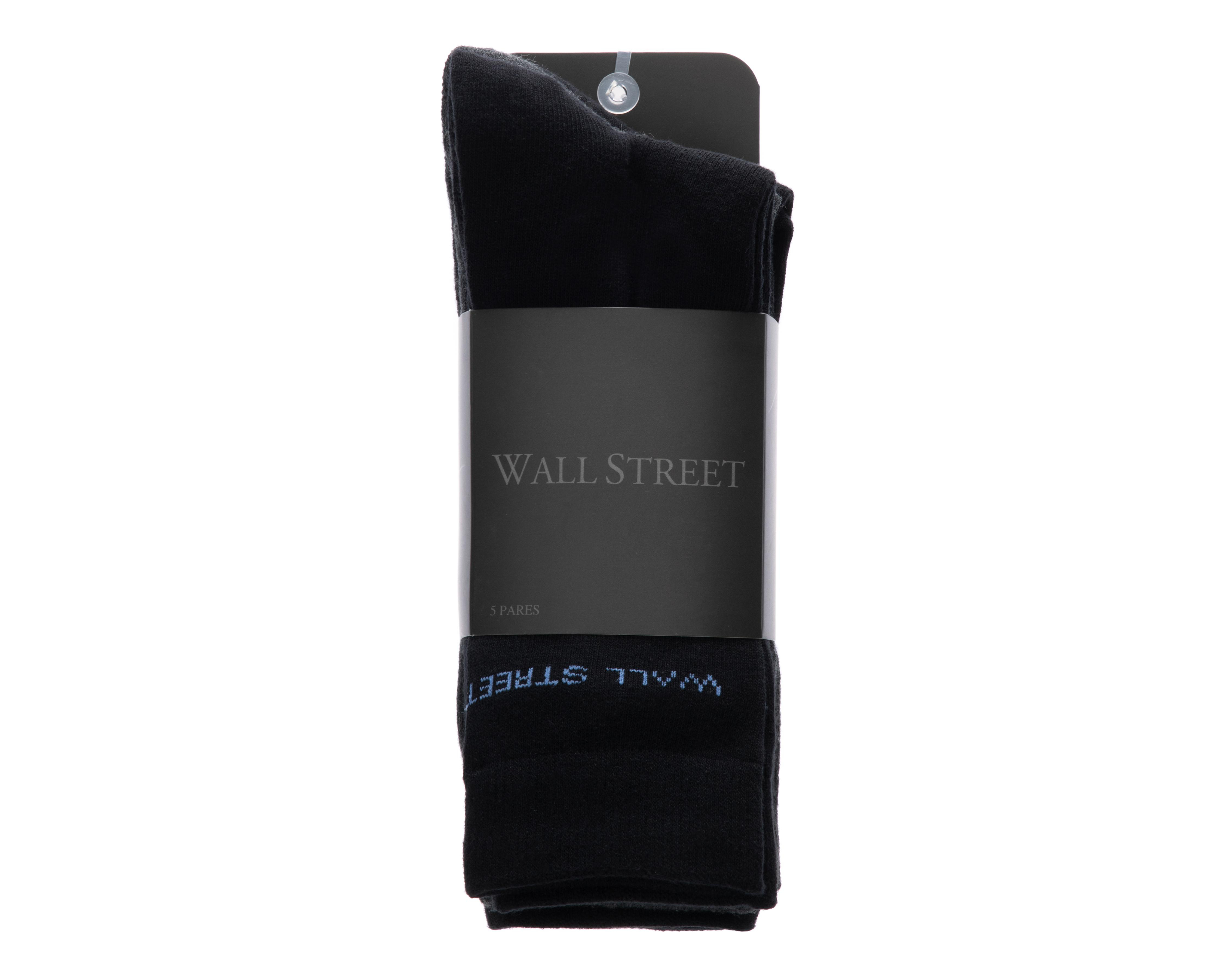 Foto 3 | Calcetas de Vestir Wall Street para Hombre 5 Pares