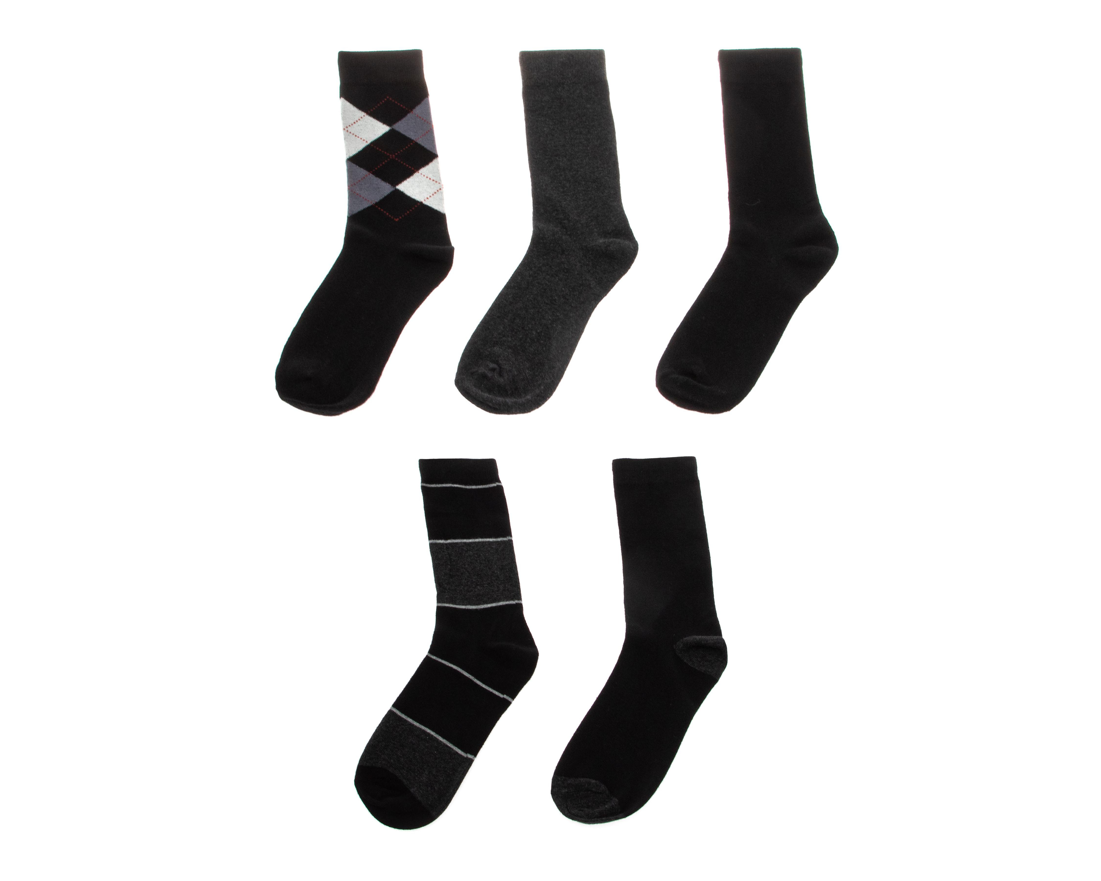 Foto 2 pulgar | Calcetines de Vestir Wall Street para Hombre 5 Pares