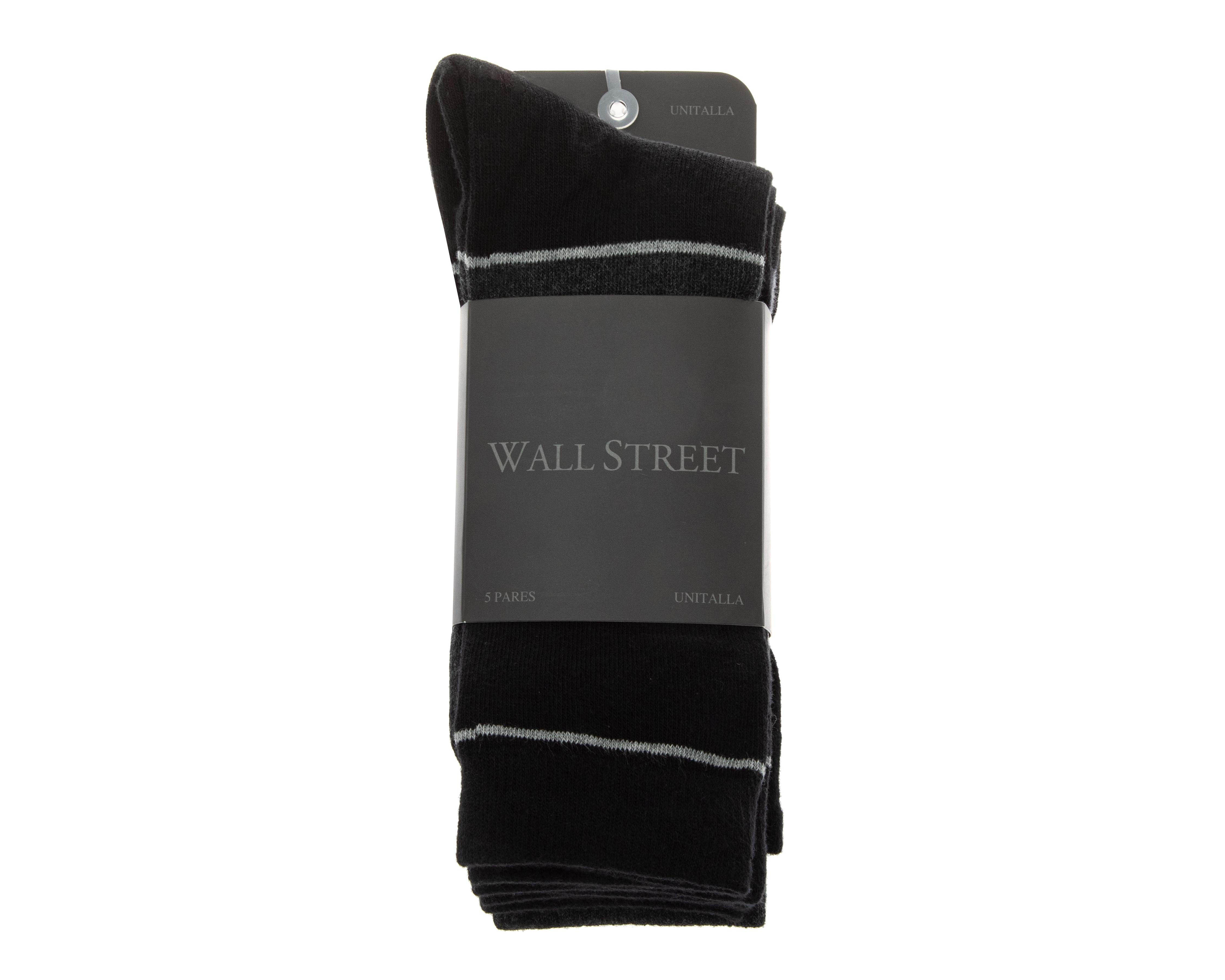 Foto 4 pulgar | Calcetines de Vestir Wall Street para Hombre 5 Pares